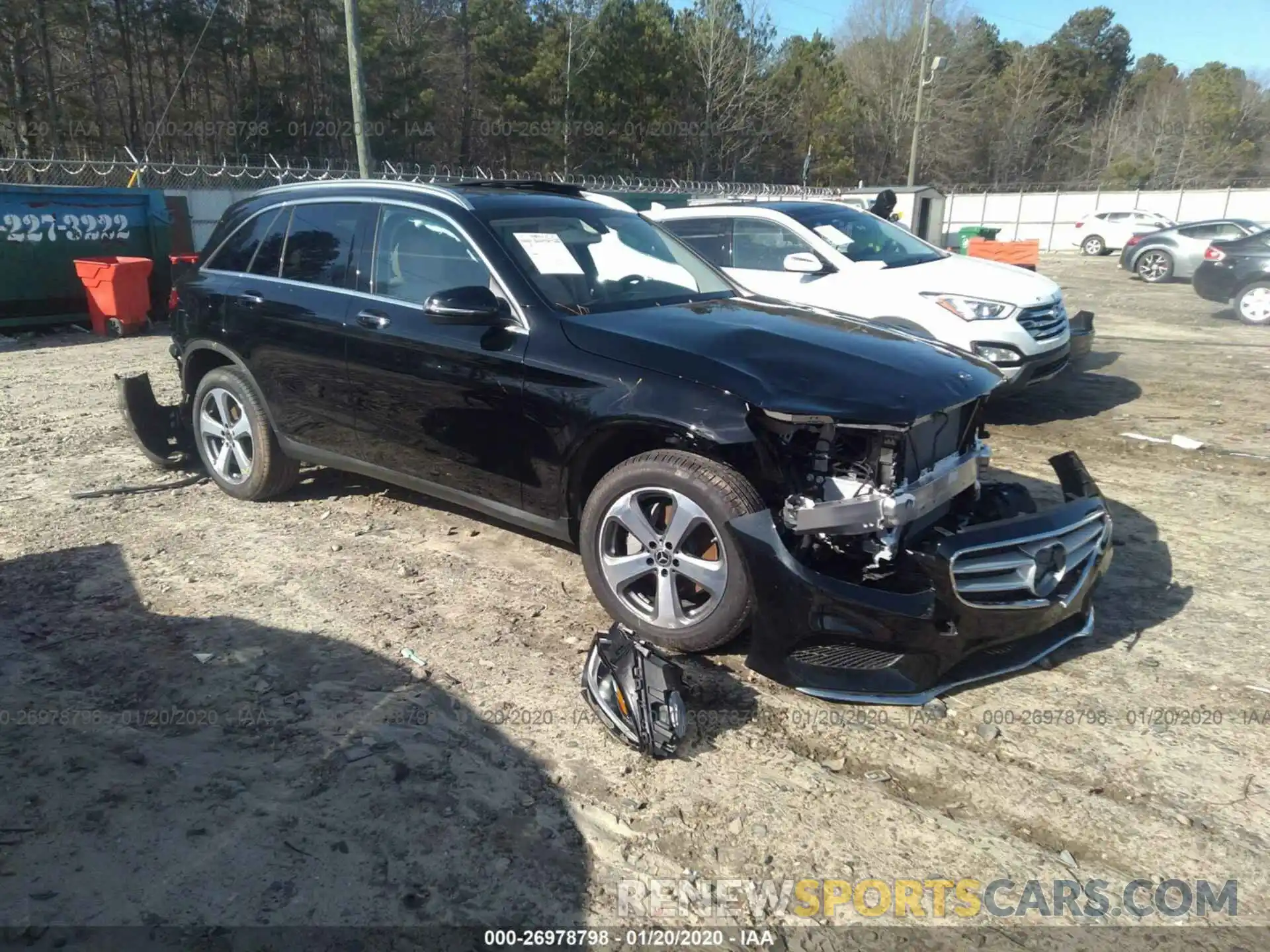 1 Photograph of a damaged car WDC0G4JBXKV162169 MERCEDES-BENZ GLC 2019