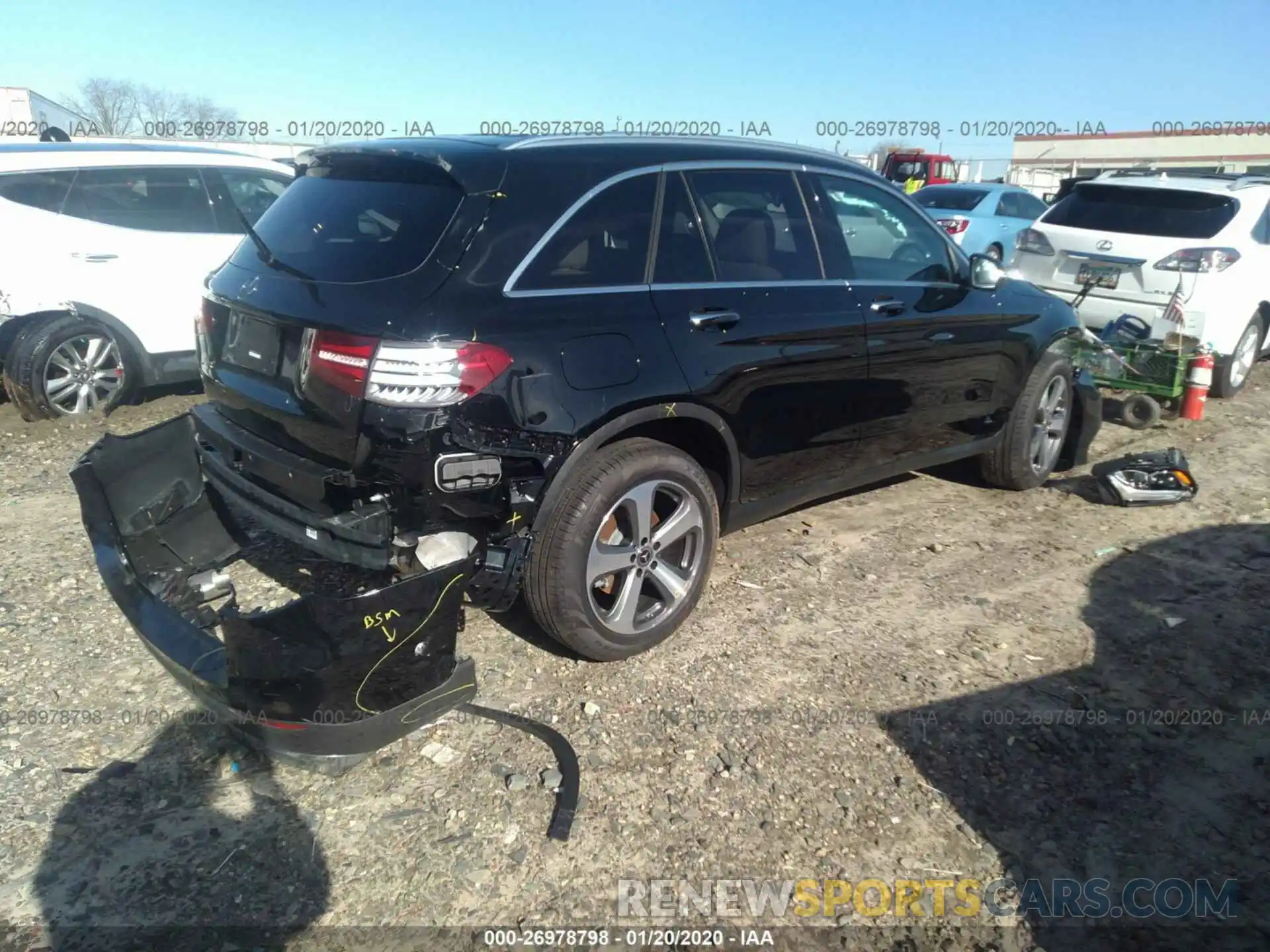 4 Photograph of a damaged car WDC0G4JBXKV162169 MERCEDES-BENZ GLC 2019