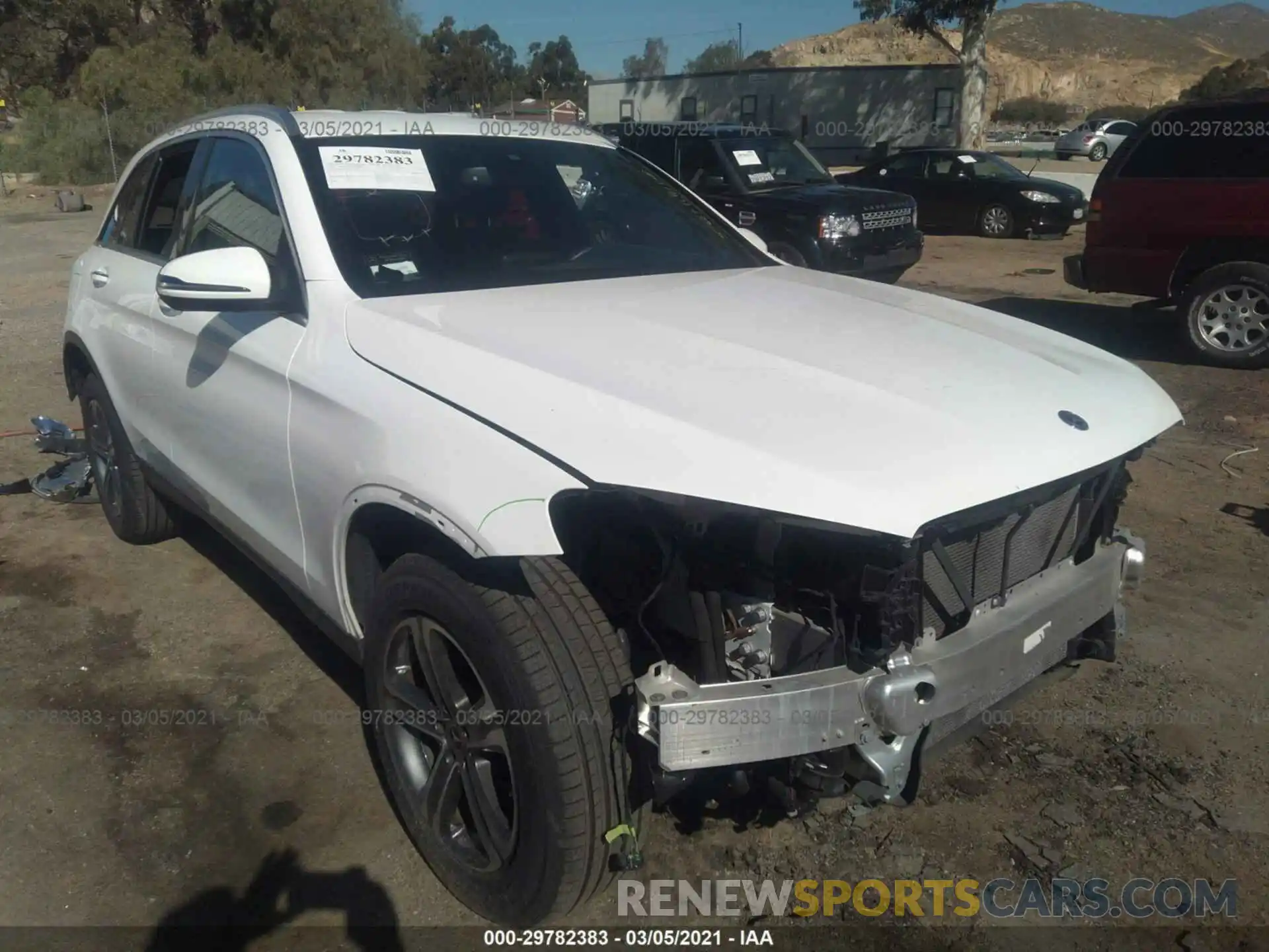 1 Photograph of a damaged car WDC0G4JBXKV165606 MERCEDES-BENZ GLC 2019