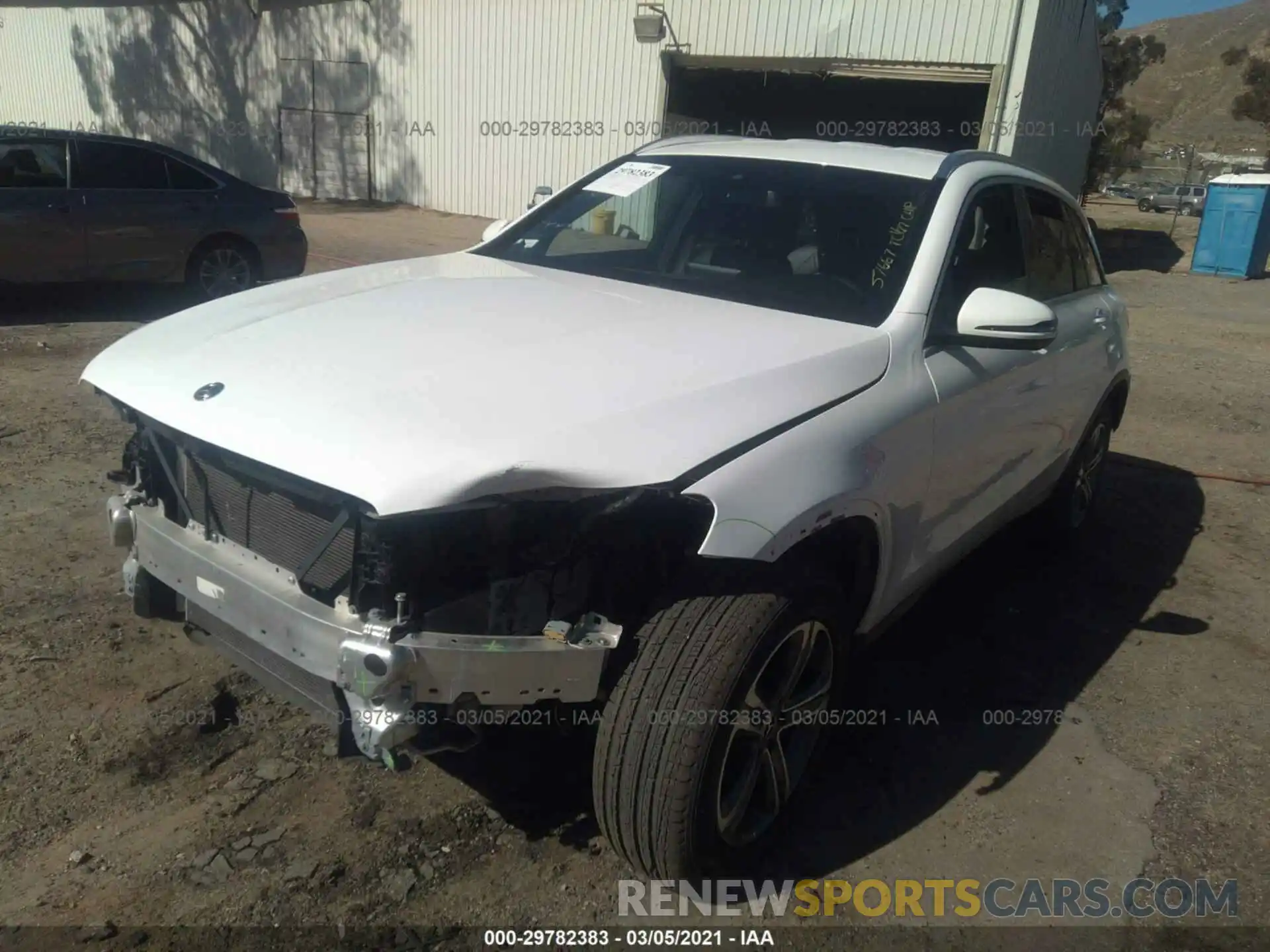 2 Photograph of a damaged car WDC0G4JBXKV165606 MERCEDES-BENZ GLC 2019