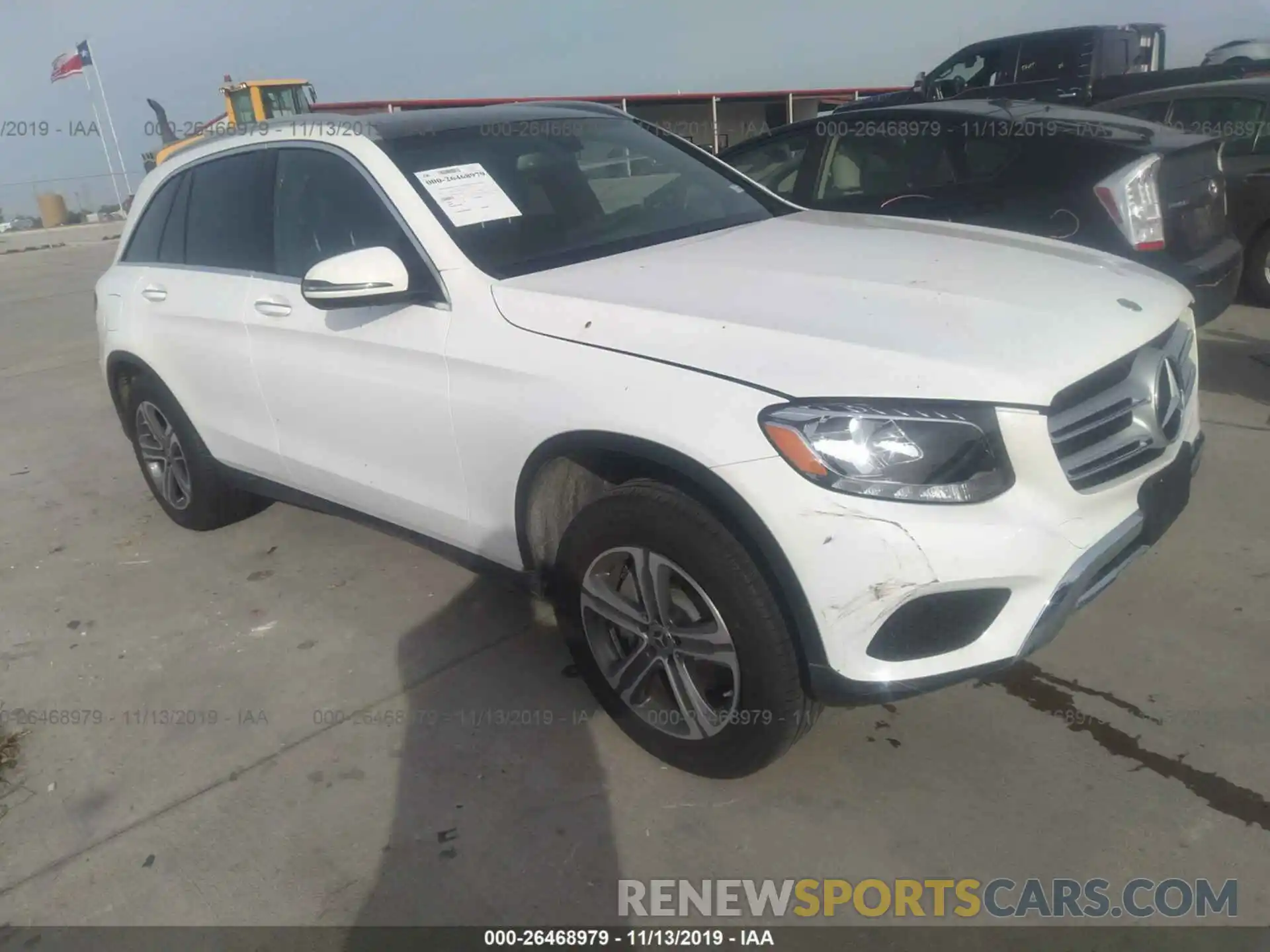 1 Photograph of a damaged car WDC0G4JBXKV173687 MERCEDES-BENZ GLC 2019