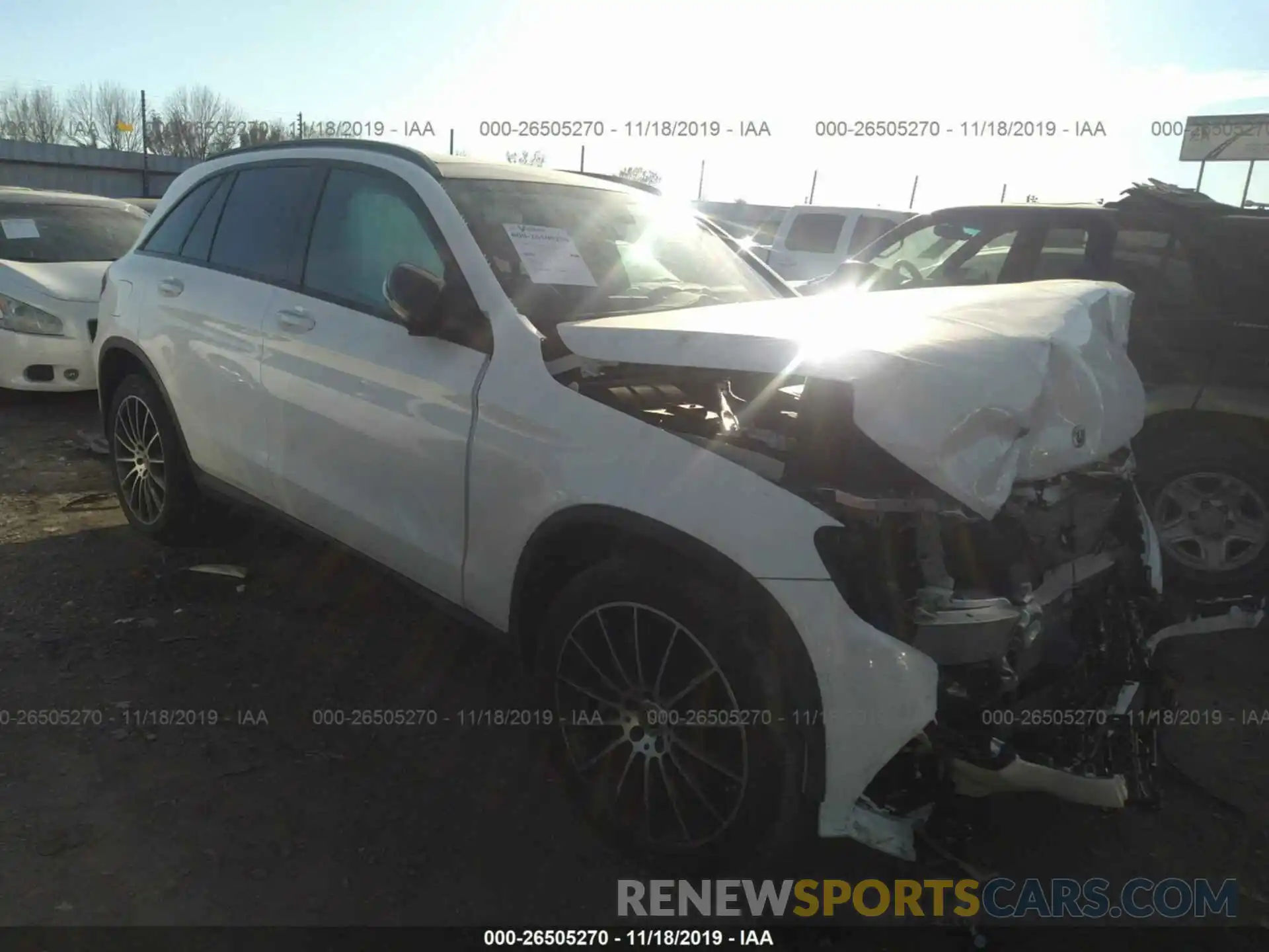 1 Photograph of a damaged car WDC0G4JBXKV178338 MERCEDES-BENZ GLC 2019