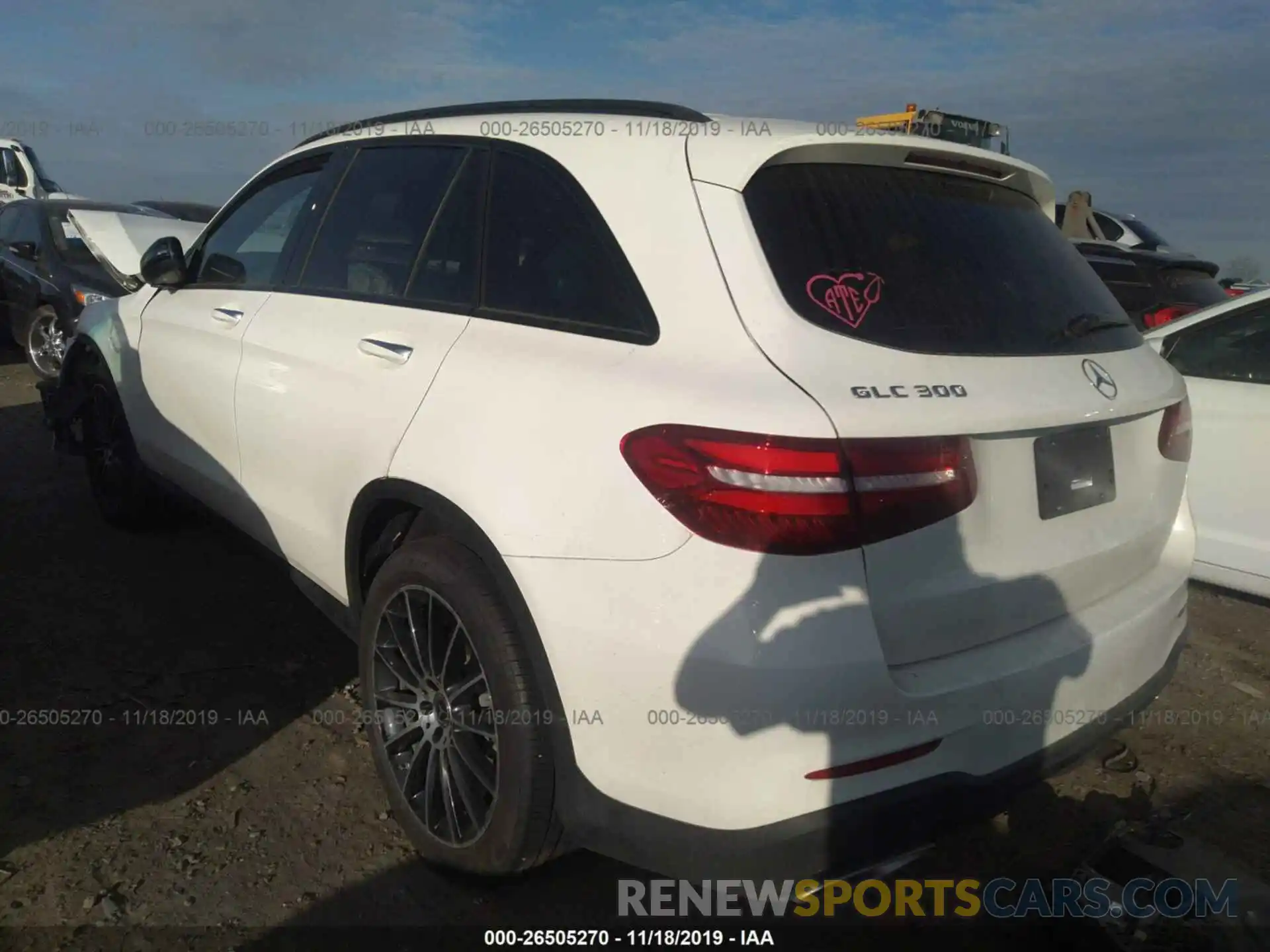 3 Photograph of a damaged car WDC0G4JBXKV178338 MERCEDES-BENZ GLC 2019