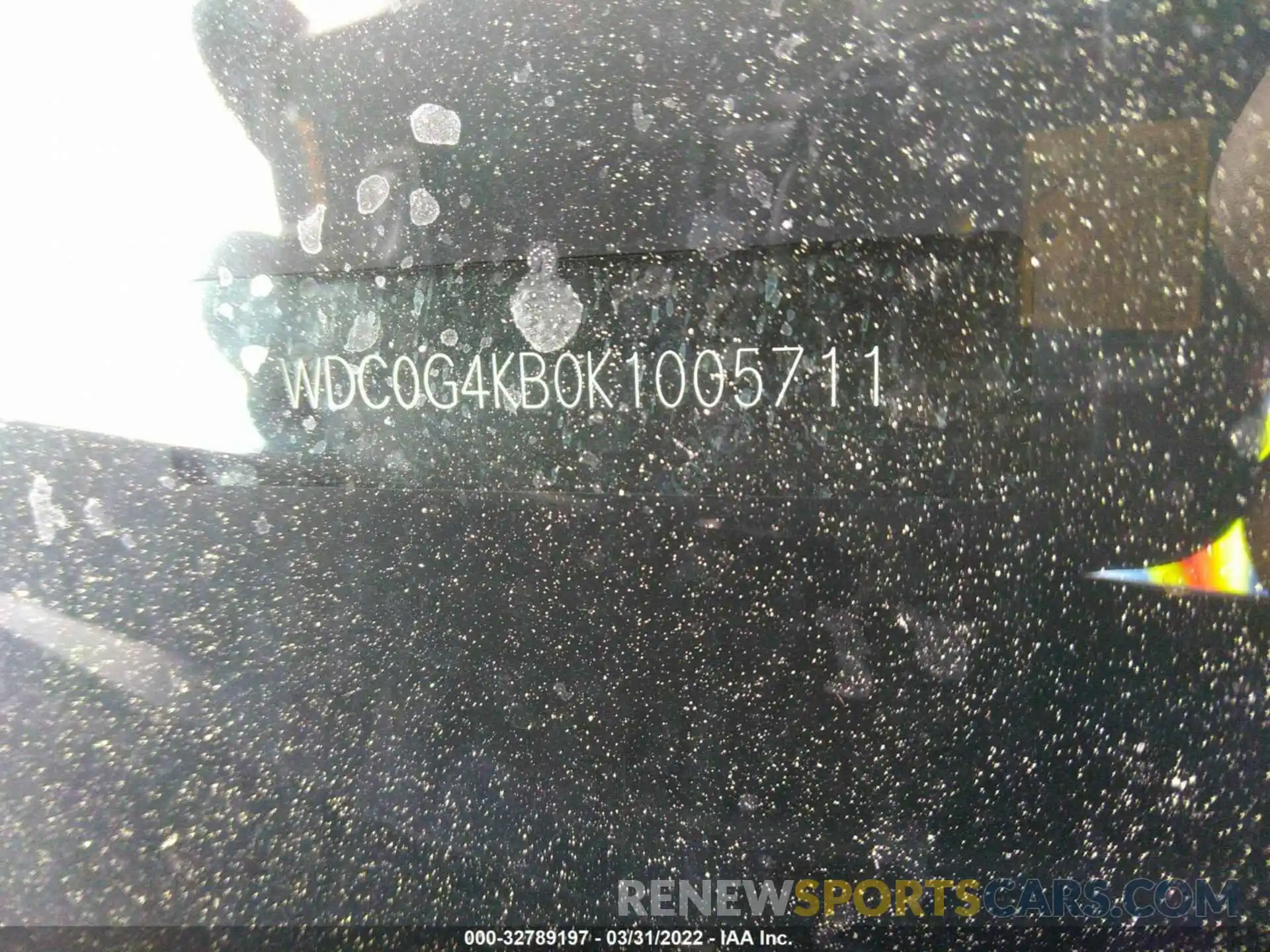 9 Photograph of a damaged car WDC0G4KB0K1005711 MERCEDES-BENZ GLC 2019