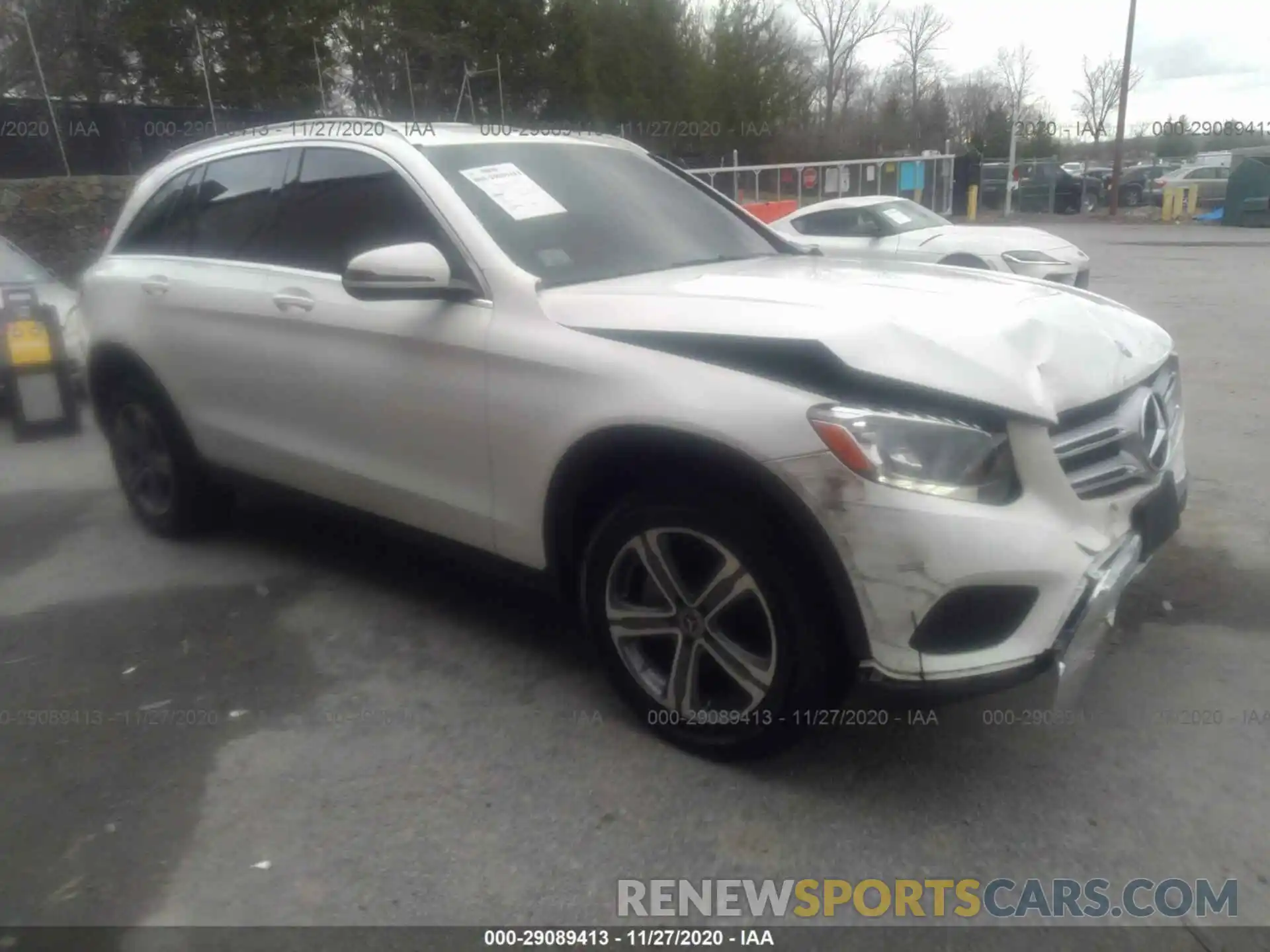 1 Photograph of a damaged car WDC0G4KB0KF551931 MERCEDES-BENZ GLC 2019