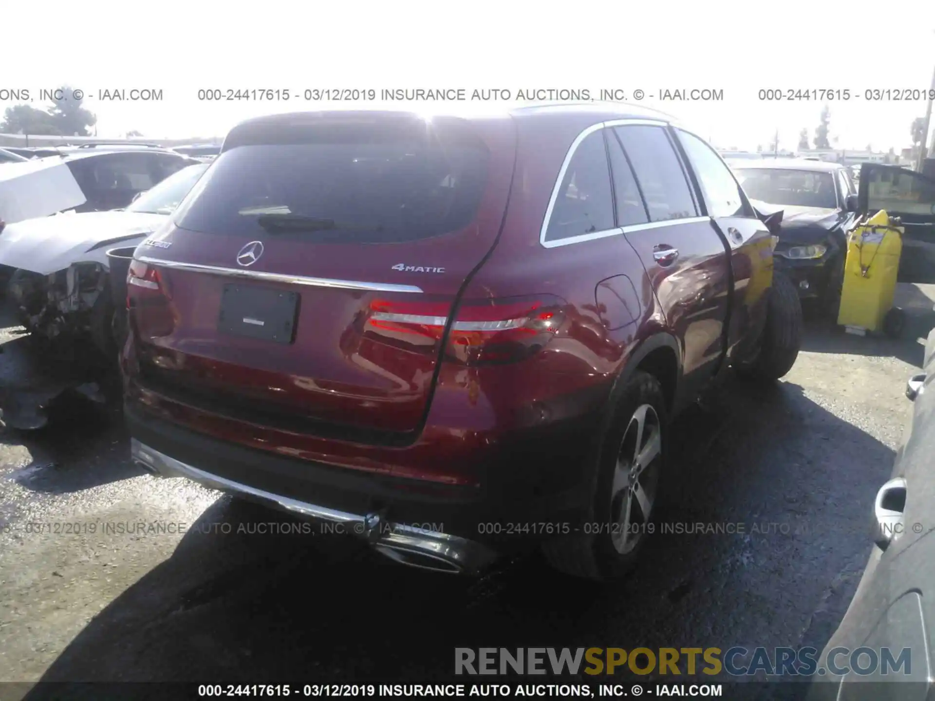 4 Photograph of a damaged car WDC0G4KB0KV118289 MERCEDES-BENZ GLC 2019