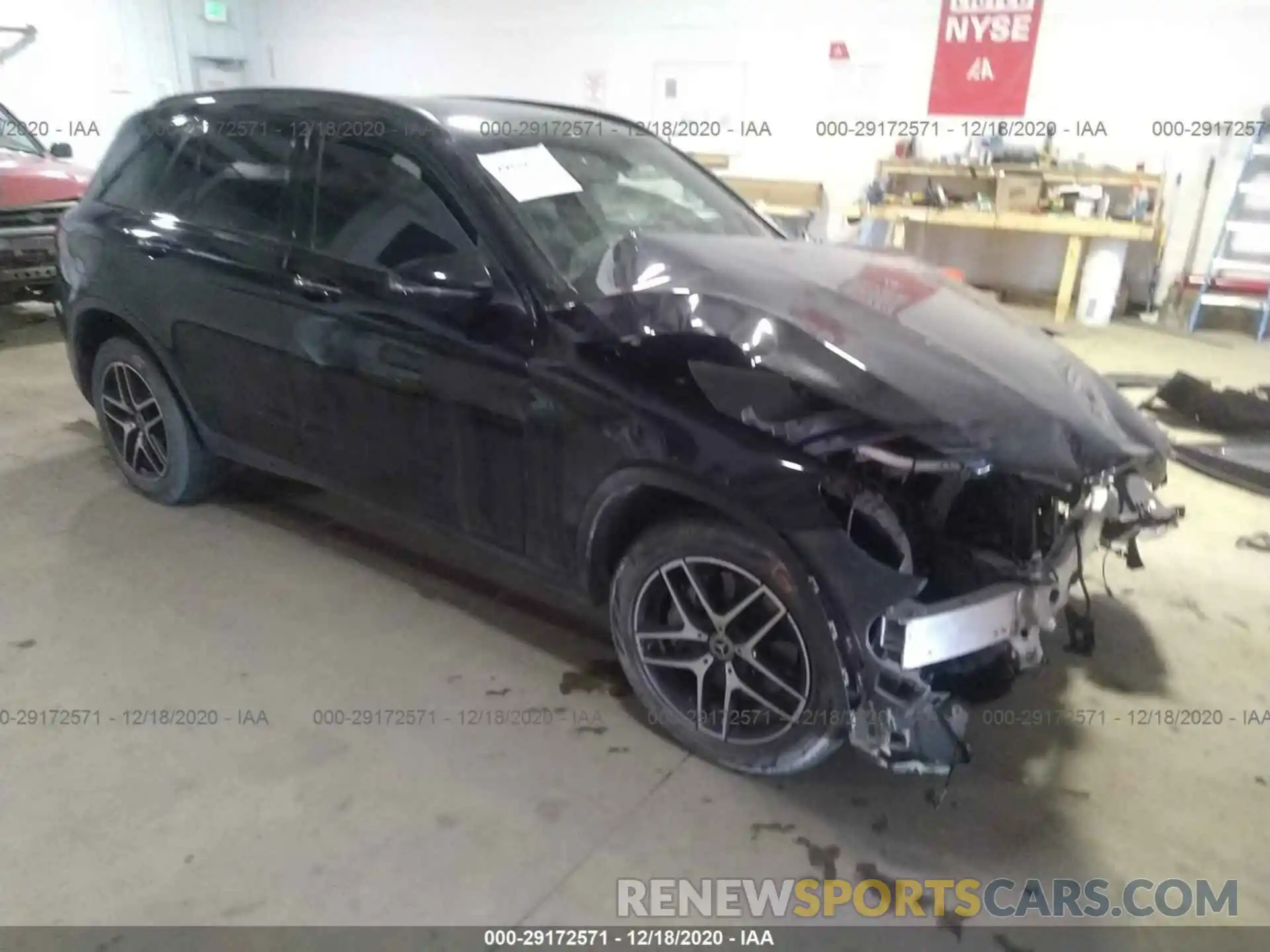 1 Photograph of a damaged car WDC0G4KB0KV122407 MERCEDES-BENZ GLC 2019