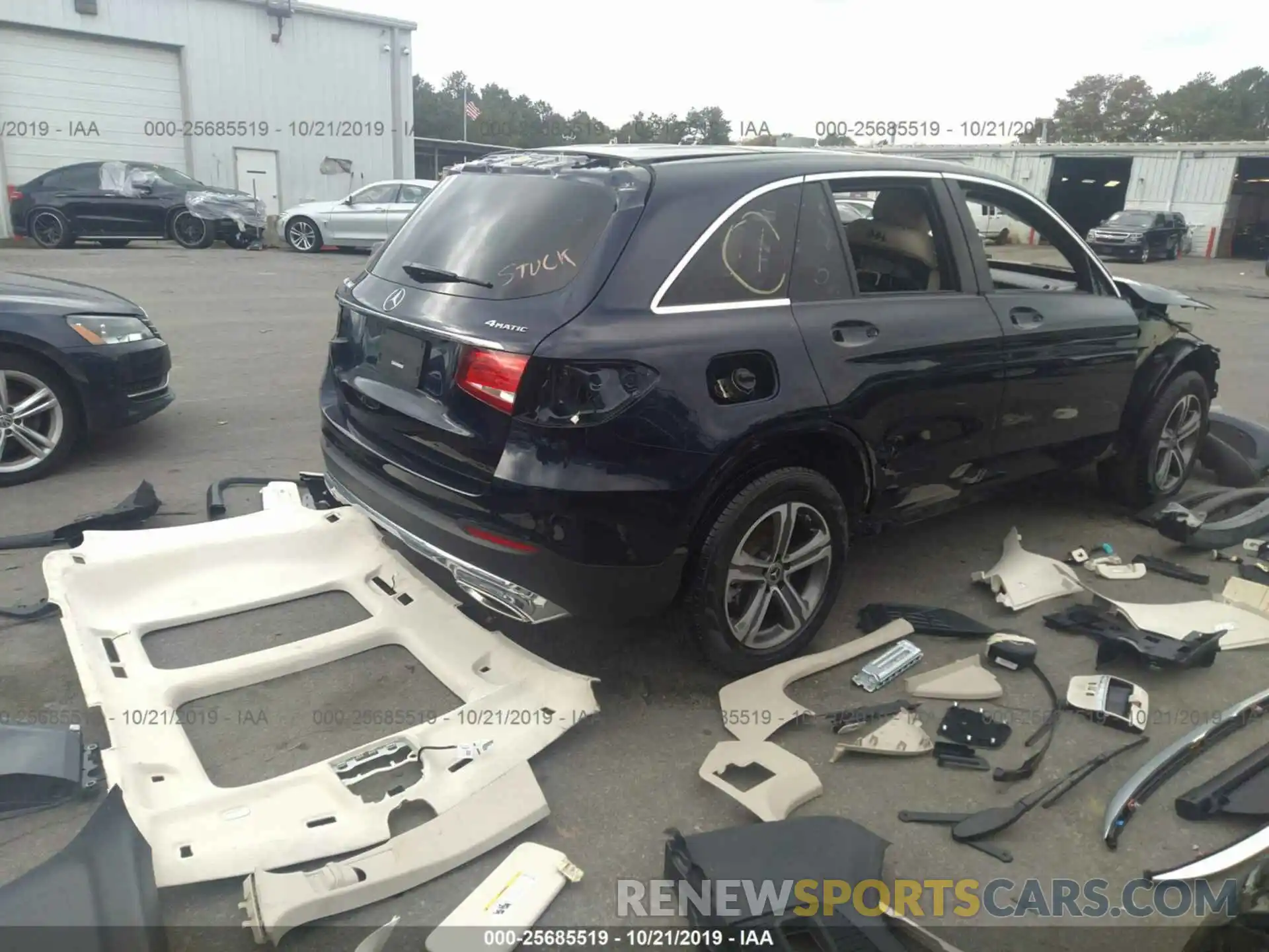 4 Photograph of a damaged car WDC0G4KB0KV128059 MERCEDES-BENZ GLC 2019