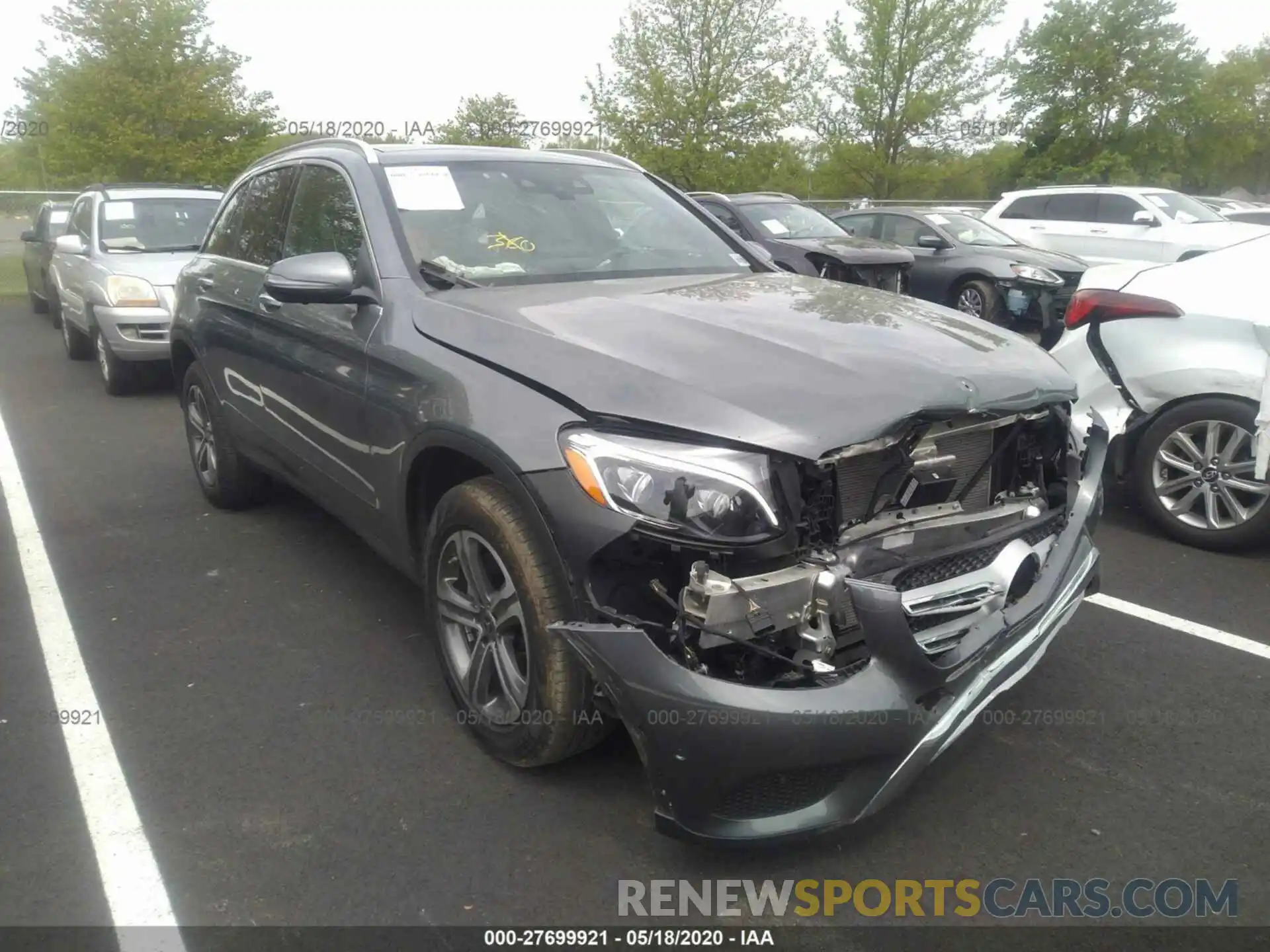 1 Photograph of a damaged car WDC0G4KB0KV144696 MERCEDES-BENZ GLC 2019