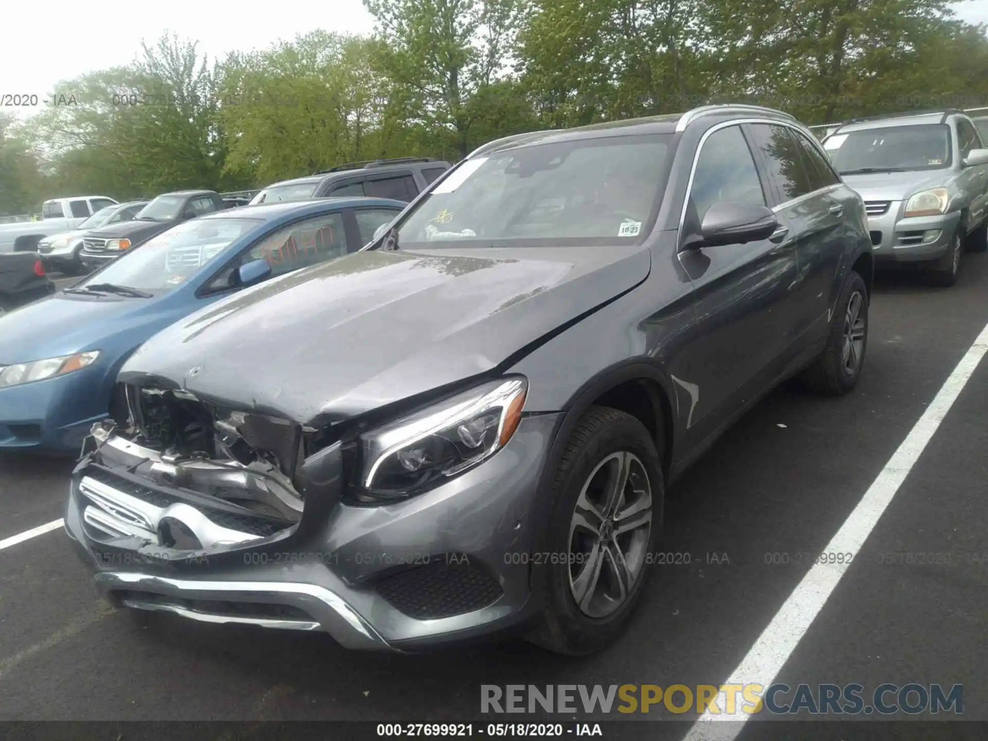 2 Photograph of a damaged car WDC0G4KB0KV144696 MERCEDES-BENZ GLC 2019