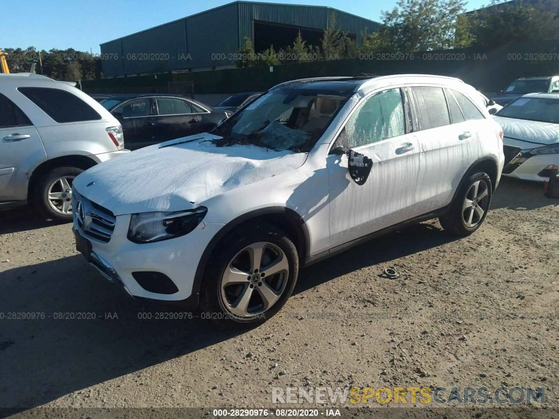 2 Фотография поврежденного автомобиля WDC0G4KB0KV162390 MERCEDES-BENZ GLC 2019