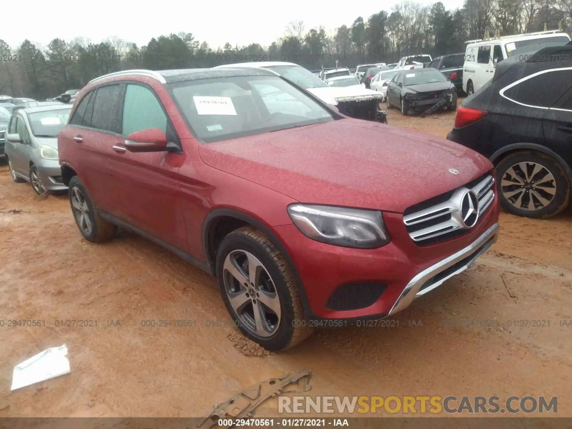 1 Photograph of a damaged car WDC0G4KB0KV162695 MERCEDES-BENZ GLC 2019