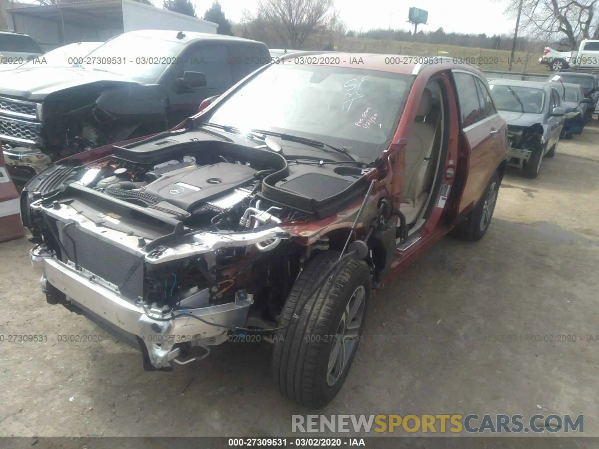 6 Photograph of a damaged car WDC0G4KB1KF619900 MERCEDES-BENZ GLC 2019