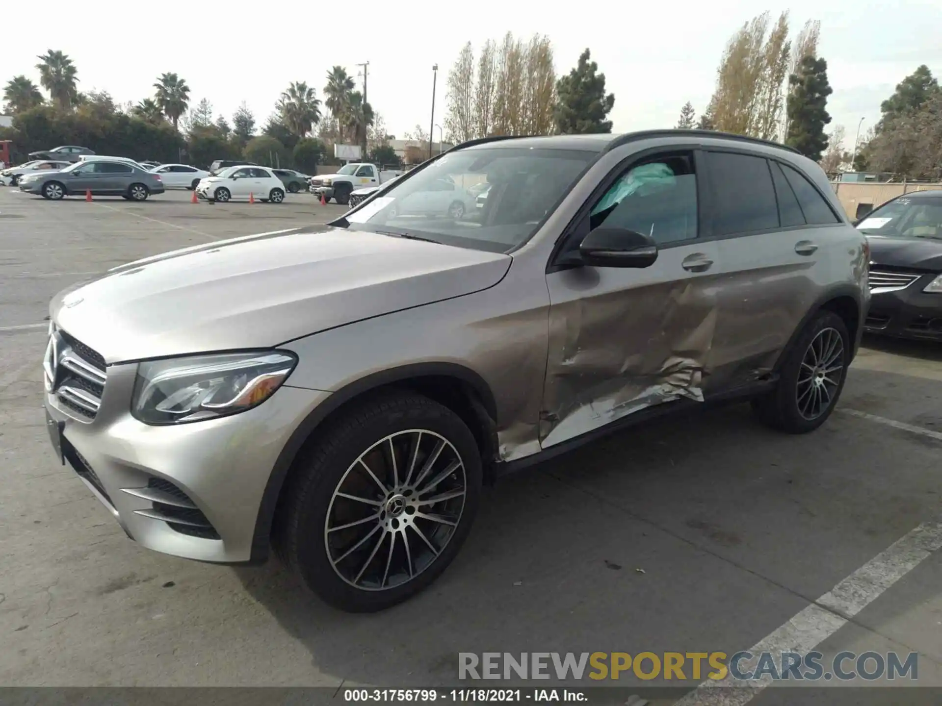 2 Photograph of a damaged car WDC0G4KB1KF666019 MERCEDES-BENZ GLC 2019