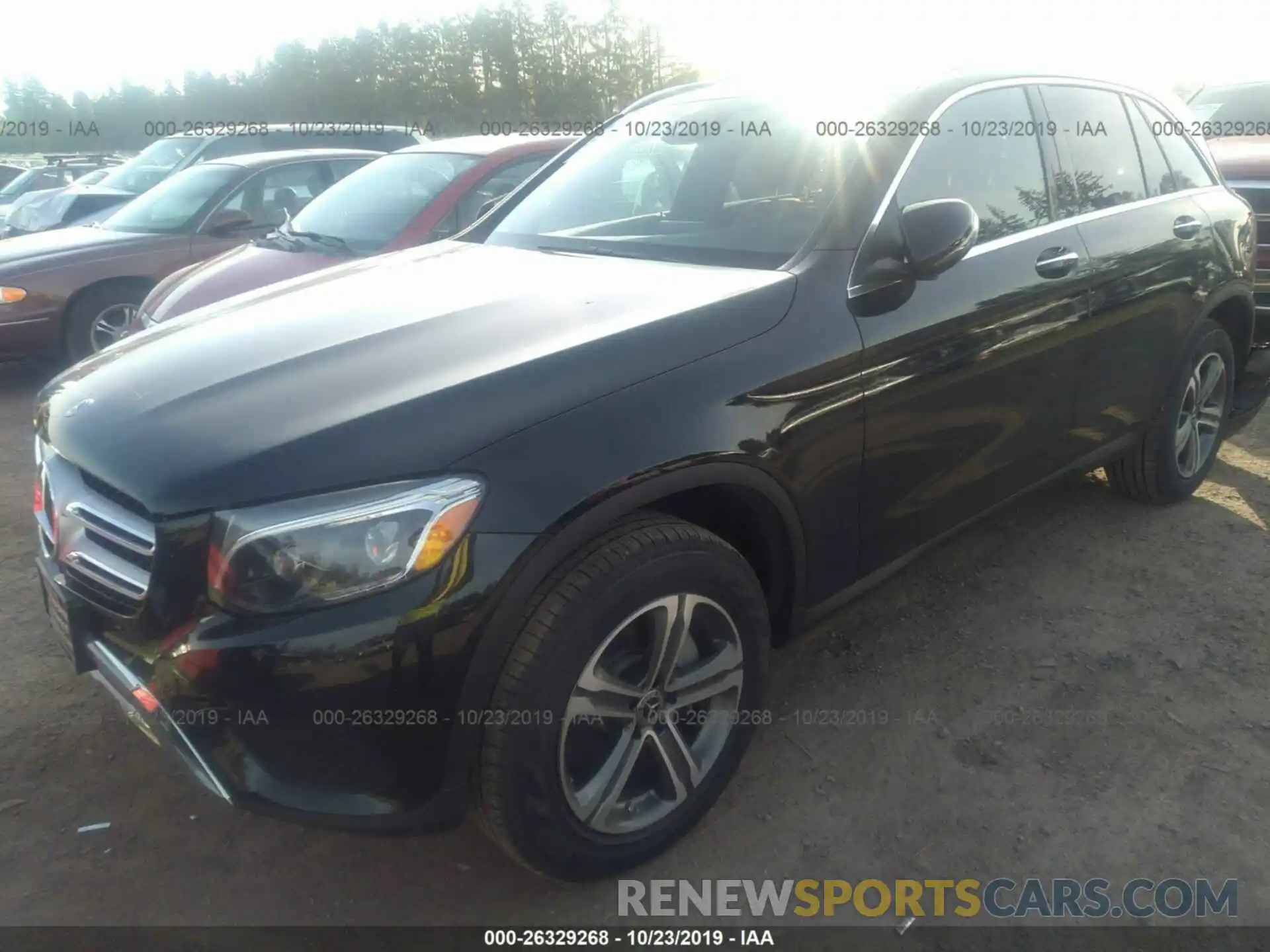 2 Фотография поврежденного автомобиля WDC0G4KB1KV165654 MERCEDES-BENZ GLC 2019