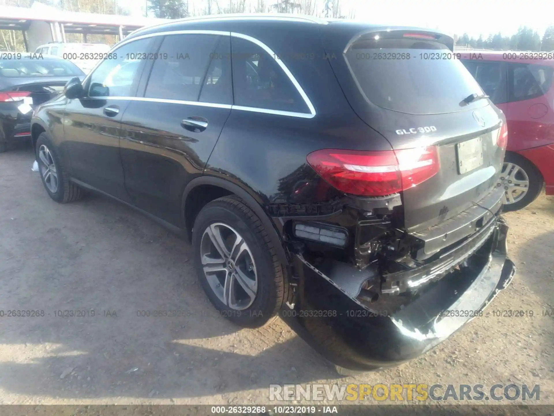 3 Photograph of a damaged car WDC0G4KB1KV165654 MERCEDES-BENZ GLC 2019