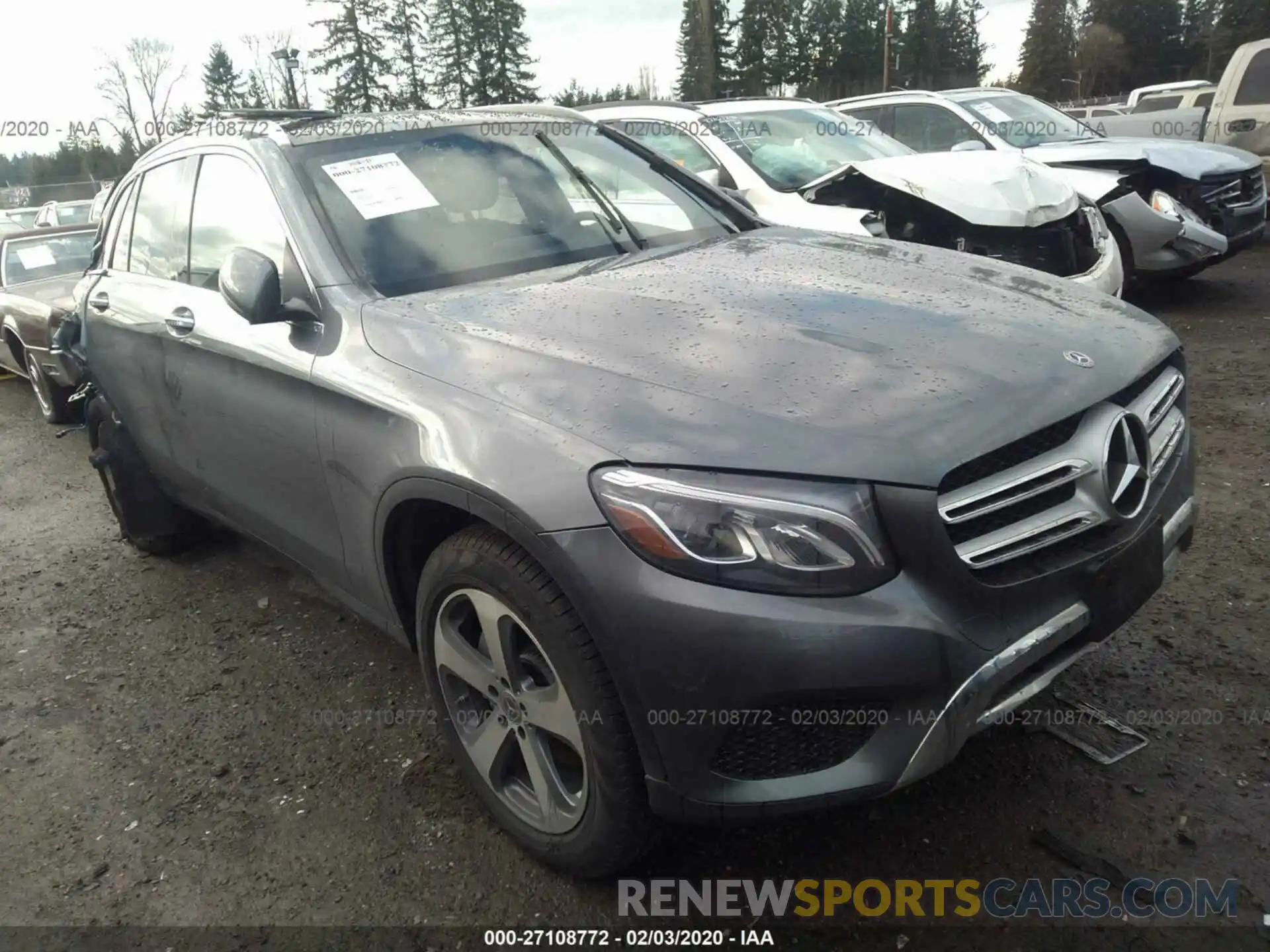 1 Photograph of a damaged car WDC0G4KB1KV168425 MERCEDES-BENZ GLC 2019