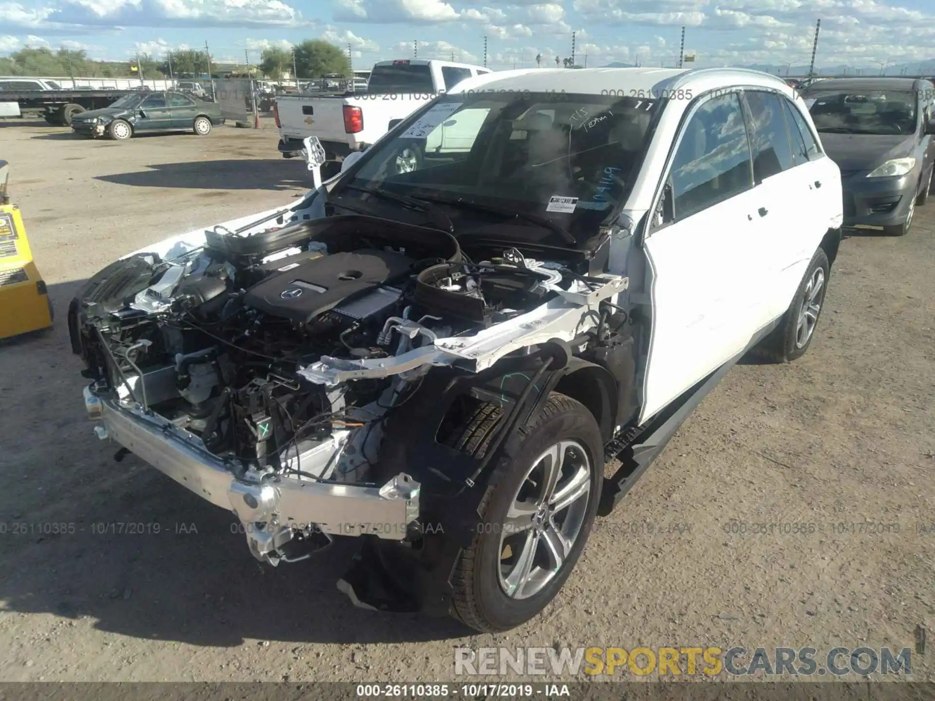 2 Photograph of a damaged car WDC0G4KB2K1004169 MERCEDES-BENZ GLC 2019