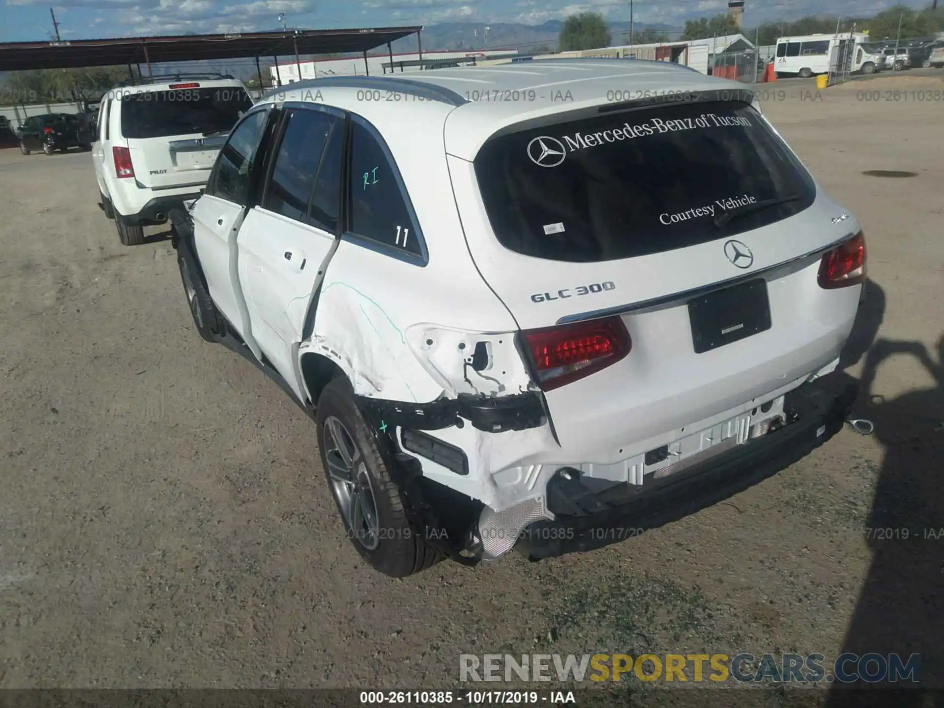 3 Photograph of a damaged car WDC0G4KB2K1004169 MERCEDES-BENZ GLC 2019