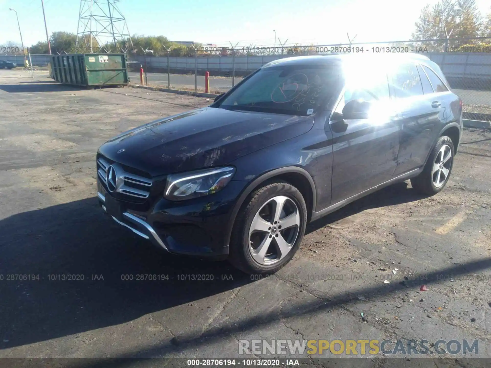 2 Фотография поврежденного автомобиля WDC0G4KB2KF559237 MERCEDES-BENZ GLC 2019