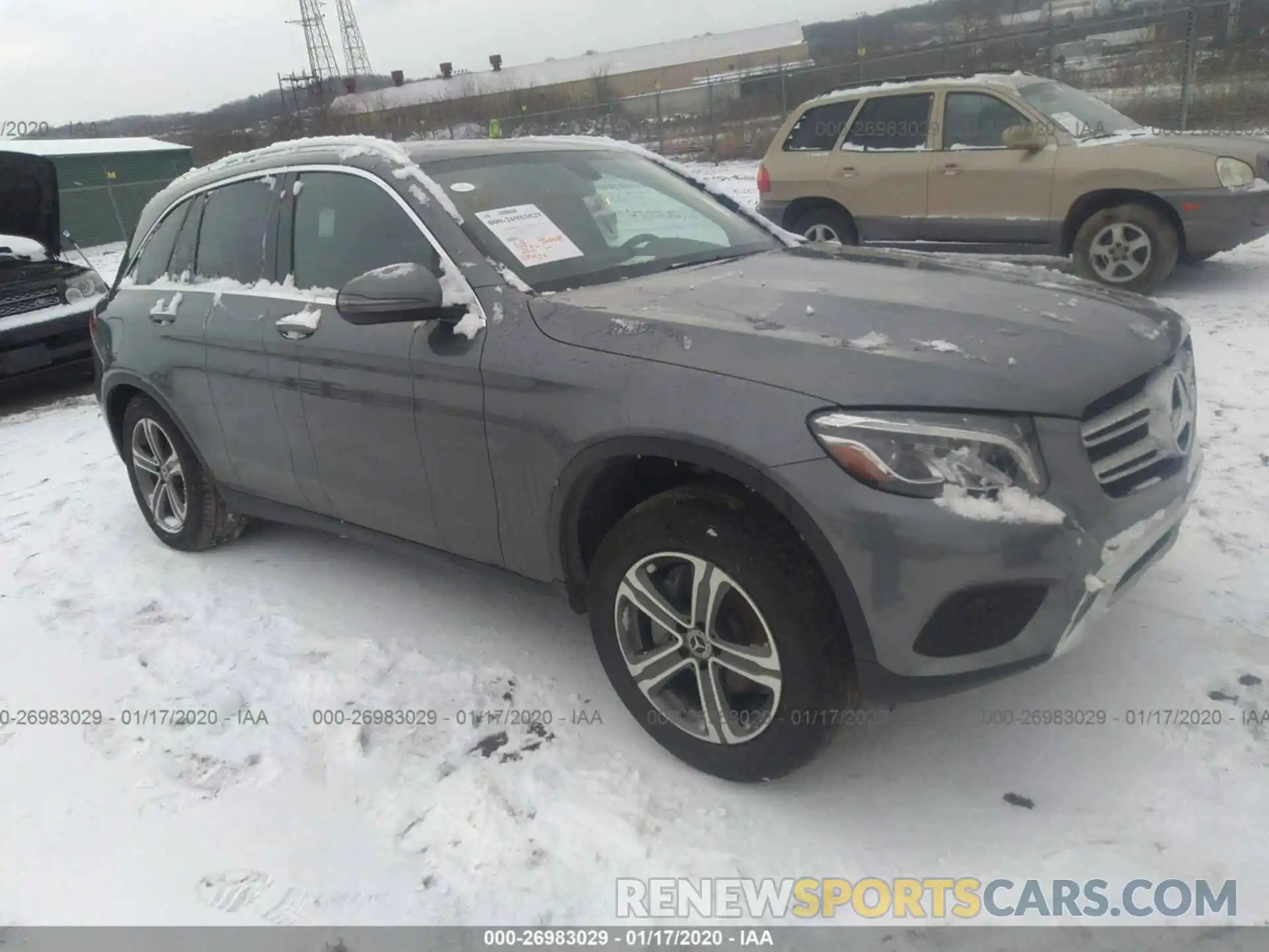 1 Photograph of a damaged car WDC0G4KB2KV151536 MERCEDES-BENZ GLC 2019