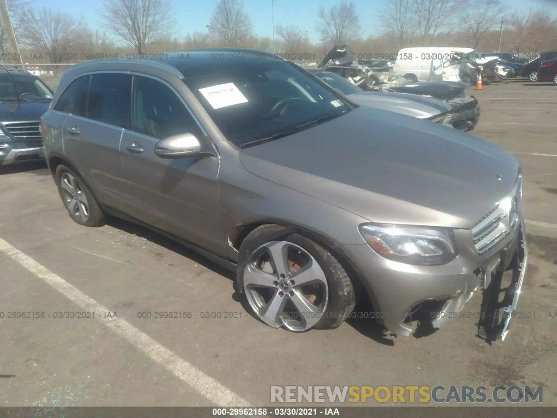 1 Photograph of a damaged car WDC0G4KB3KV181760 MERCEDES-BENZ GLC 2019