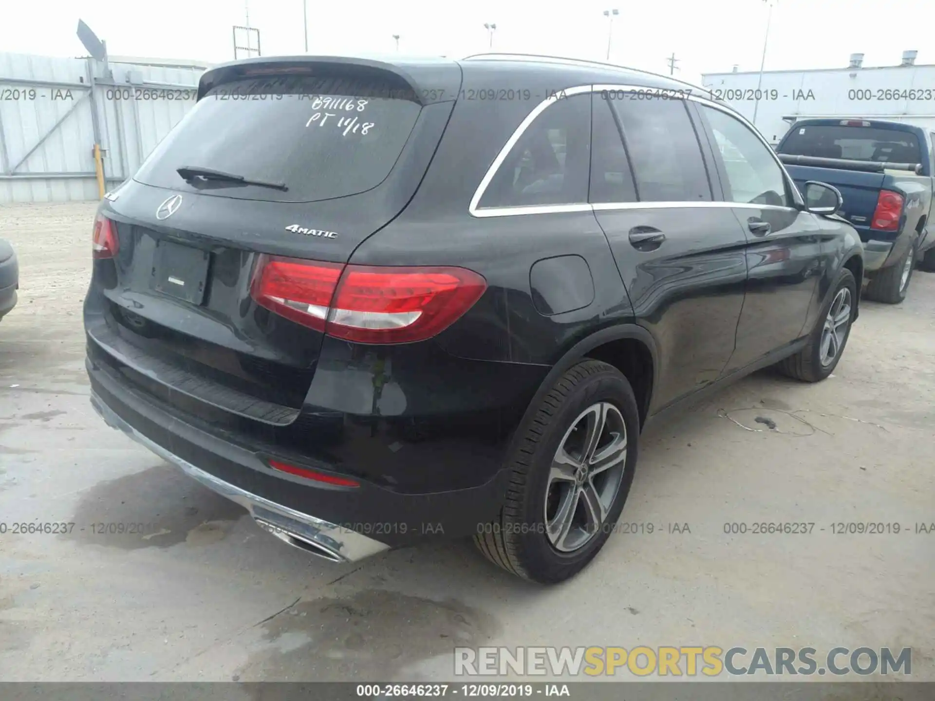 4 Photograph of a damaged car WDC0G4KB4KF542150 MERCEDES-BENZ GLC 2019