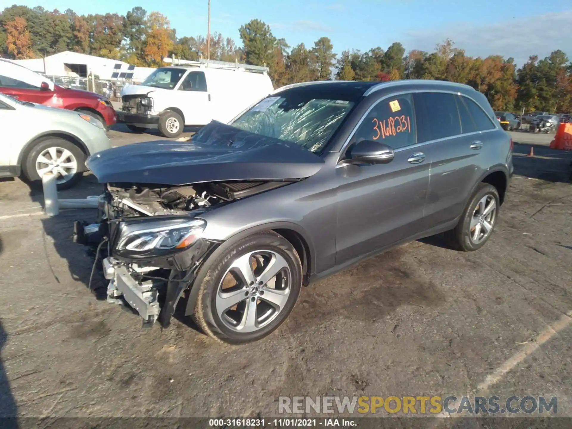 2 Photograph of a damaged car WDC0G4KB4KF549230 MERCEDES-BENZ GLC 2019