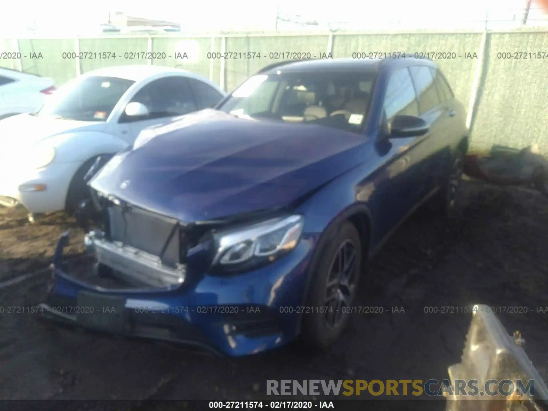 2 Photograph of a damaged car WDC0G4KB4KF576976 MERCEDES-BENZ GLC 2019