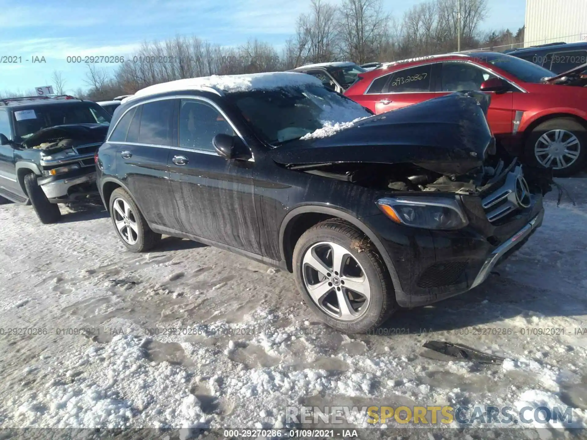 1 Photograph of a damaged car WDC0G4KB4KV133538 MERCEDES-BENZ GLC 2019