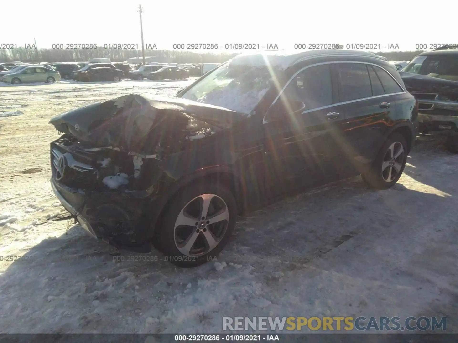 2 Photograph of a damaged car WDC0G4KB4KV133538 MERCEDES-BENZ GLC 2019