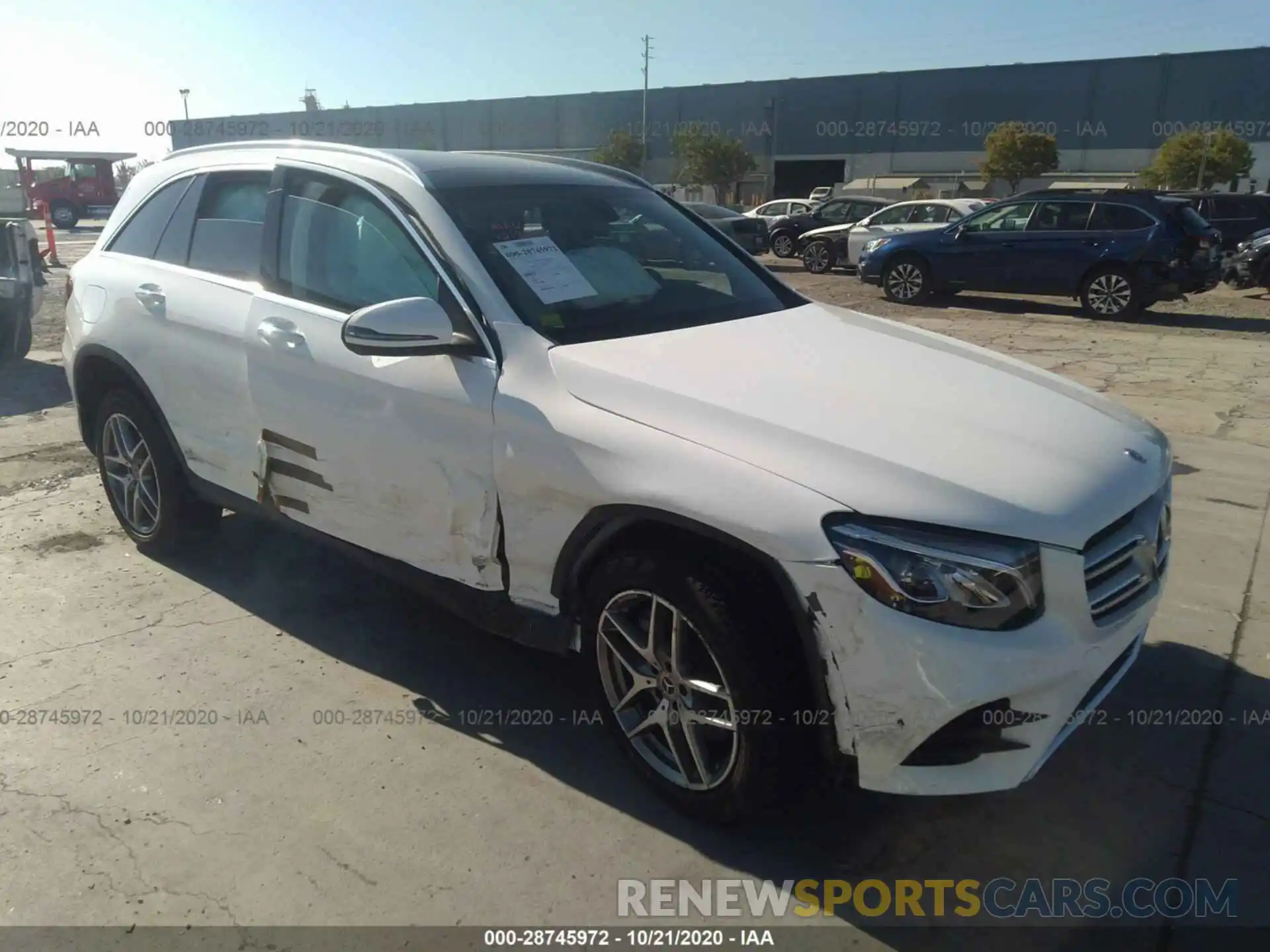 1 Photograph of a damaged car WDC0G4KB4KV140313 MERCEDES-BENZ GLC 2019