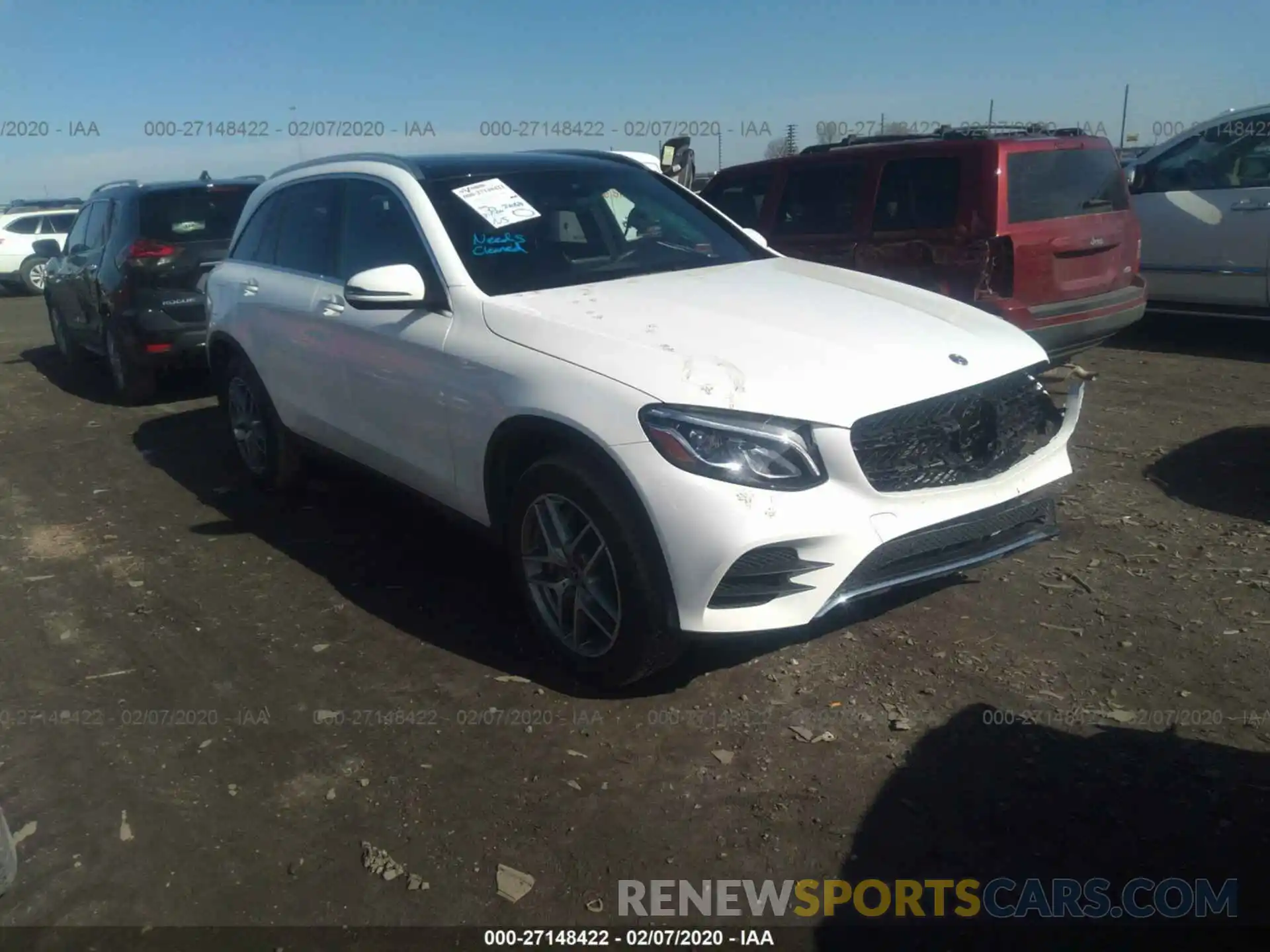 1 Photograph of a damaged car WDC0G4KB5KV147321 MERCEDES-BENZ GLC 2019