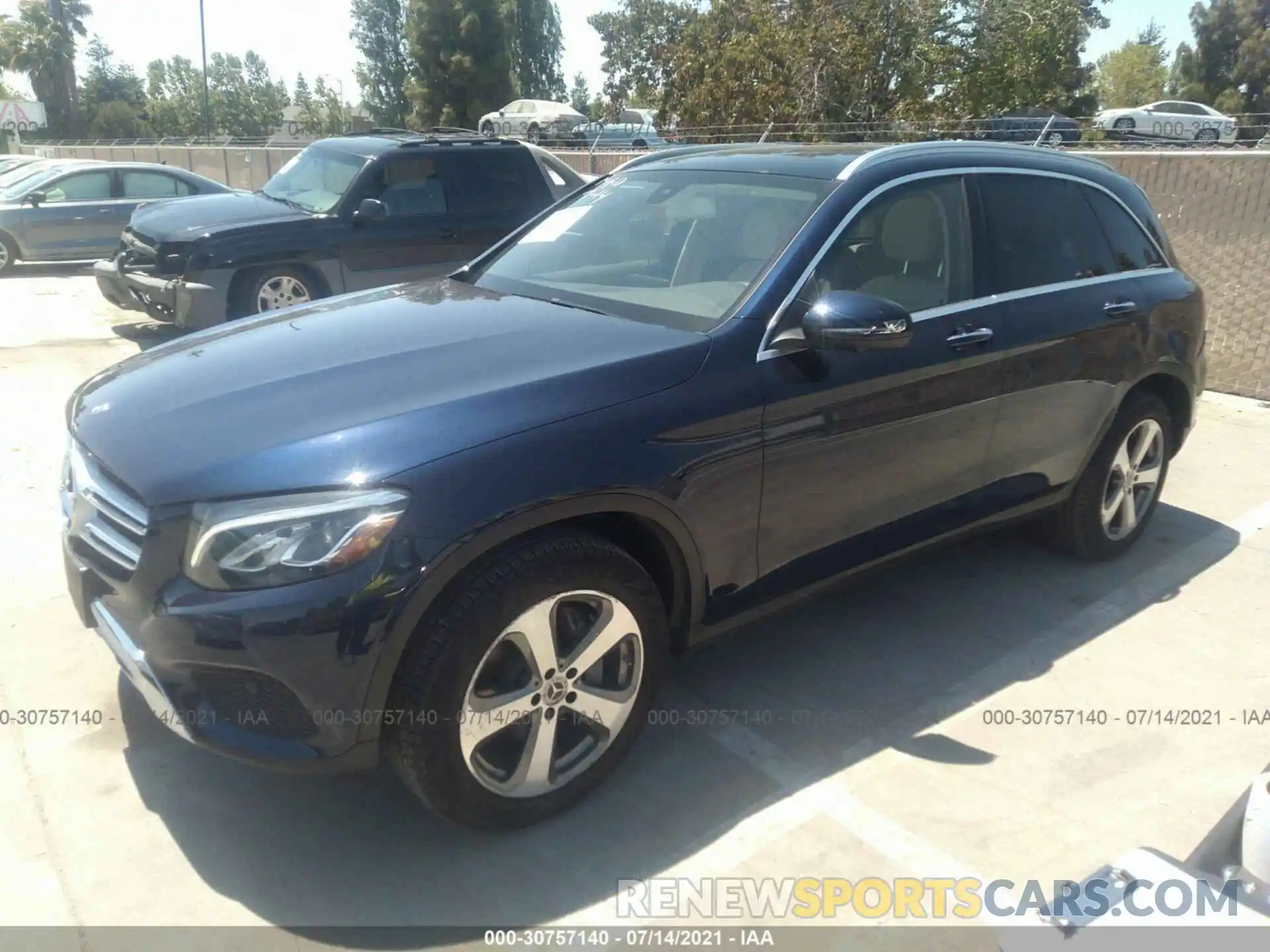 2 Photograph of a damaged car WDC0G4KB5KV168864 MERCEDES-BENZ GLC 2019