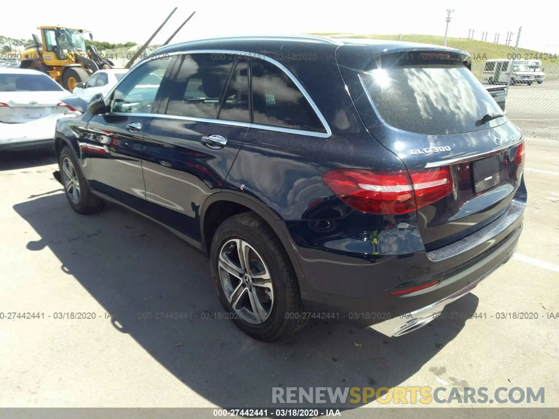 3 Photograph of a damaged car WDC0G4KB5KV171750 MERCEDES-BENZ GLC 2019