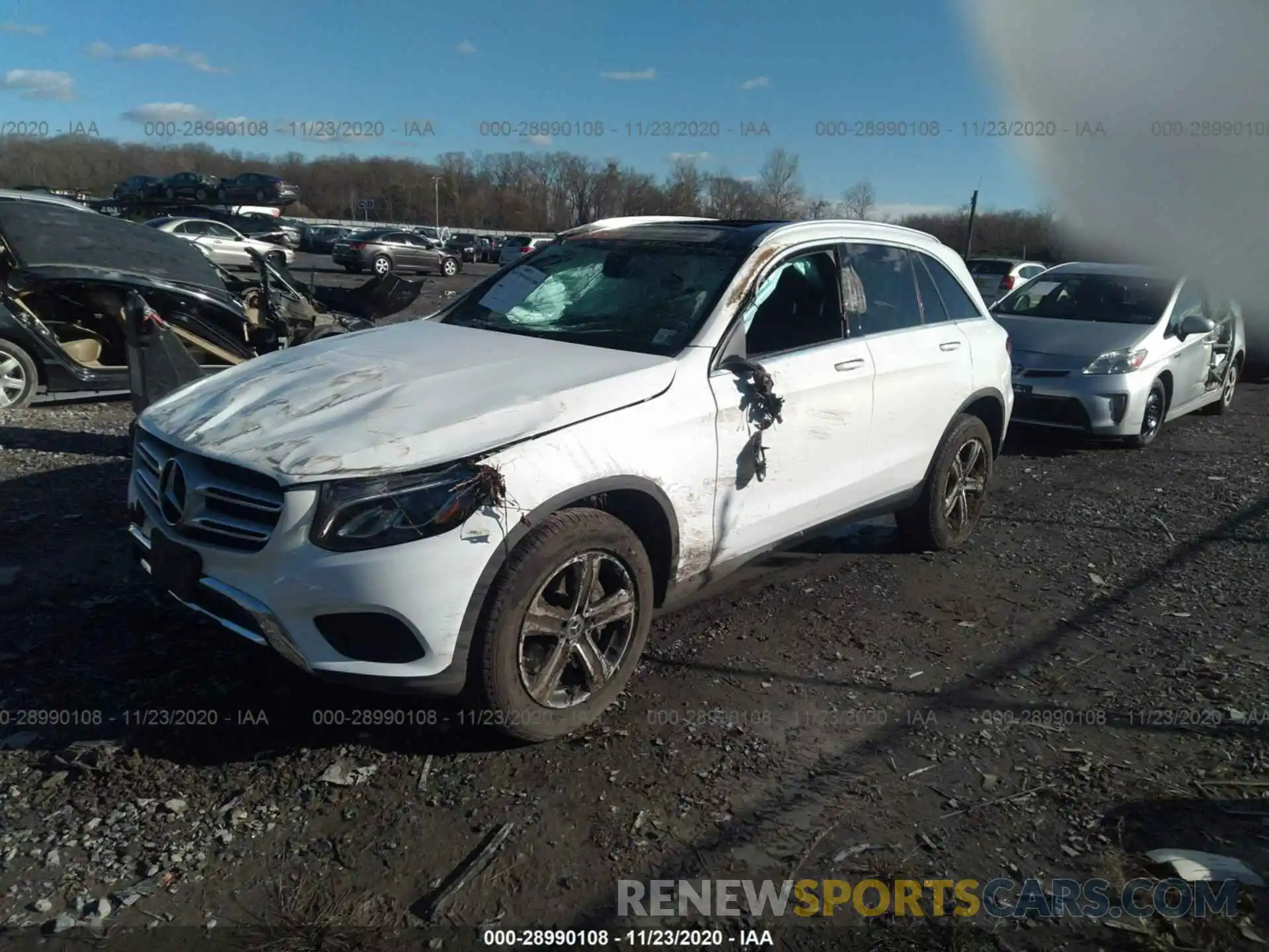 2 Photograph of a damaged car WDC0G4KB5KV184045 MERCEDES-BENZ GLC 2019