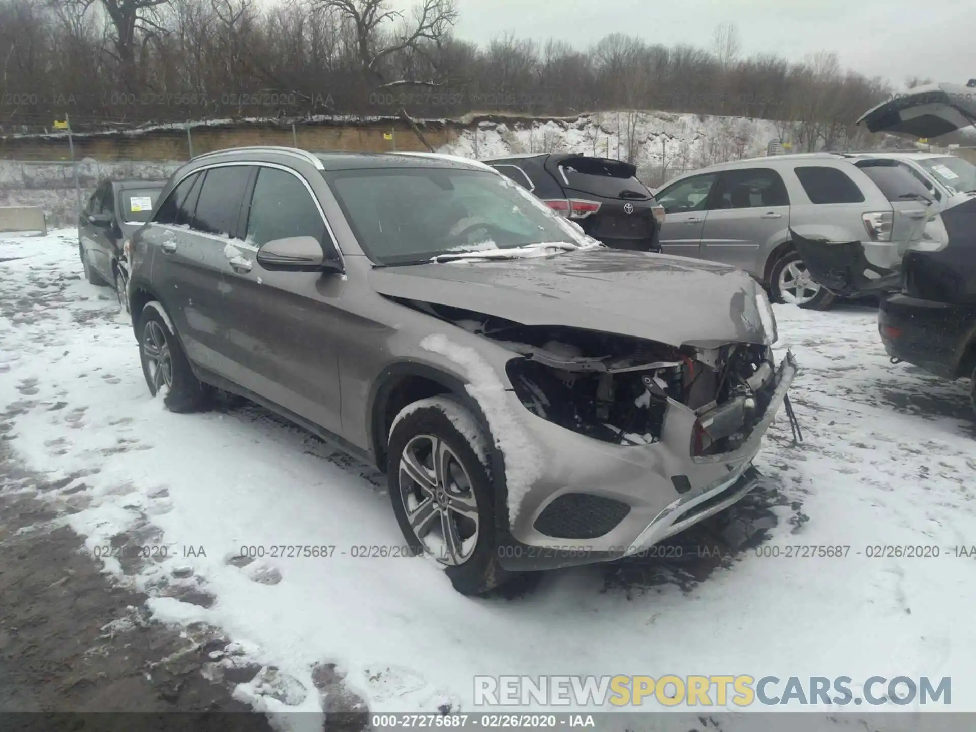 1 Photograph of a damaged car WDC0G4KB5KV185647 MERCEDES-BENZ GLC 2019