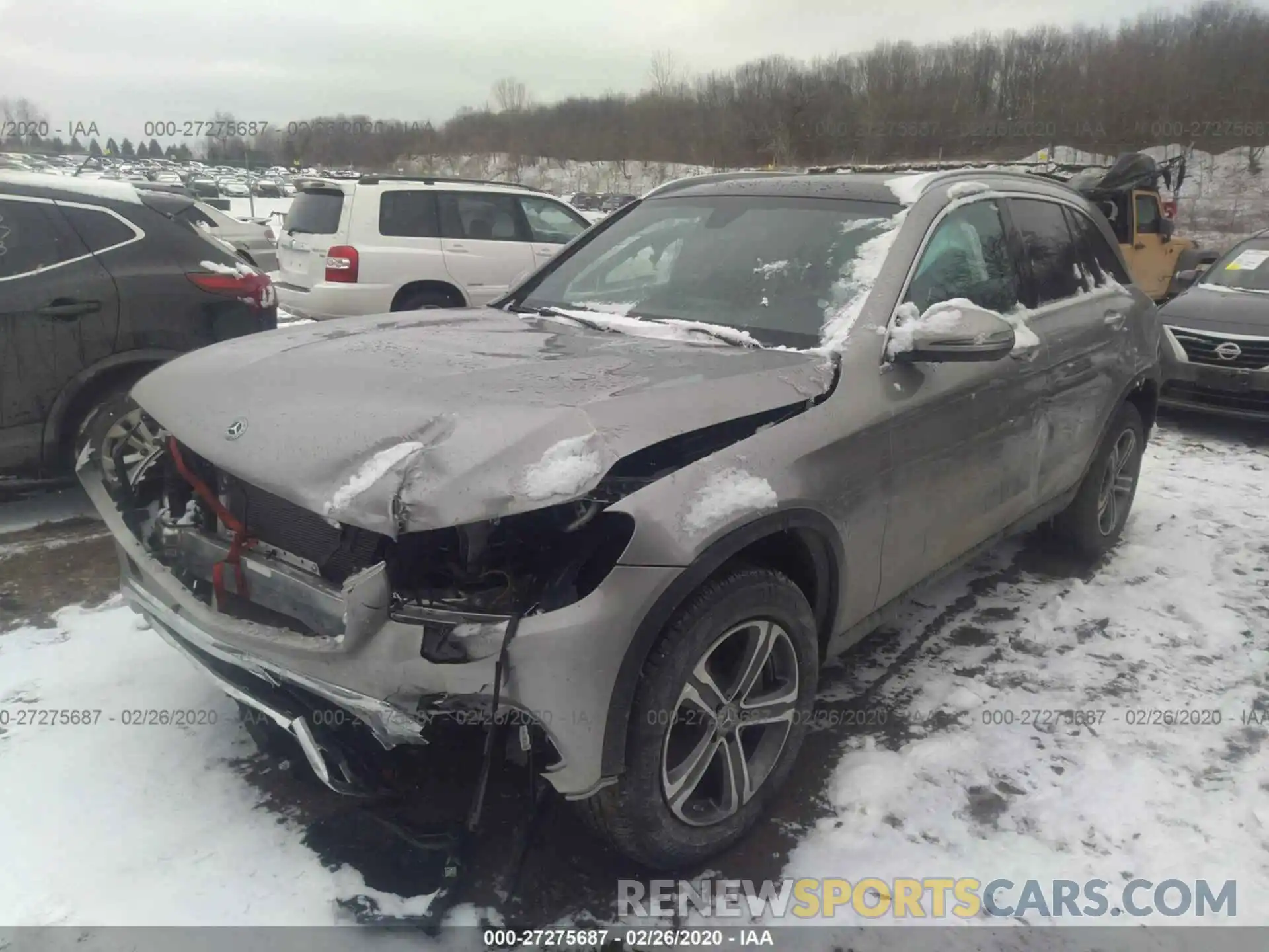 2 Photograph of a damaged car WDC0G4KB5KV185647 MERCEDES-BENZ GLC 2019