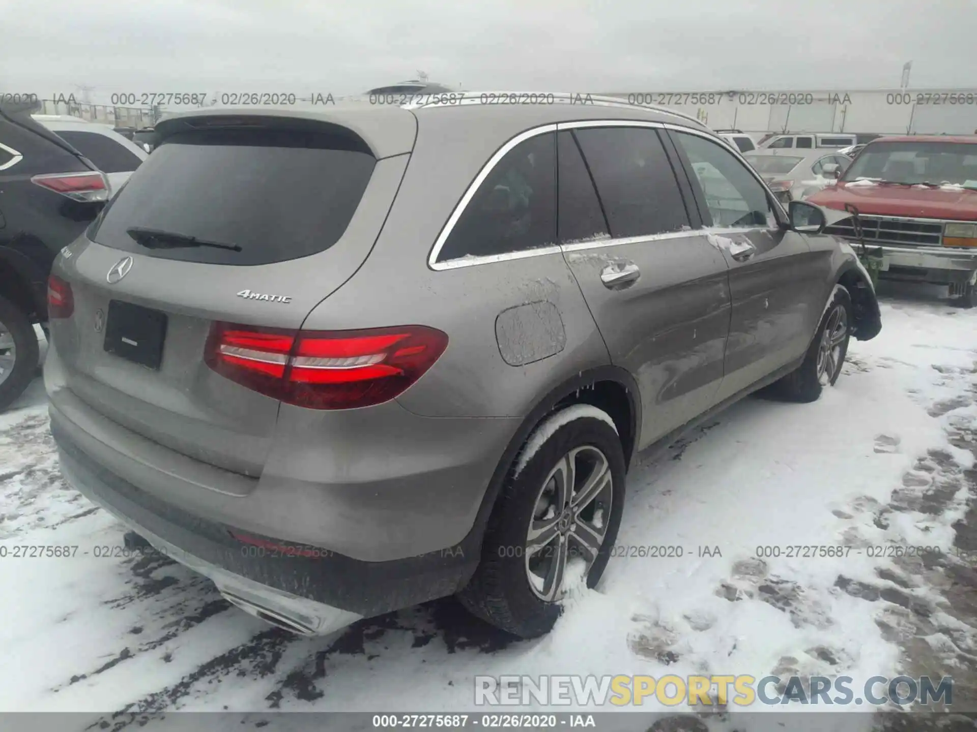 4 Photograph of a damaged car WDC0G4KB5KV185647 MERCEDES-BENZ GLC 2019