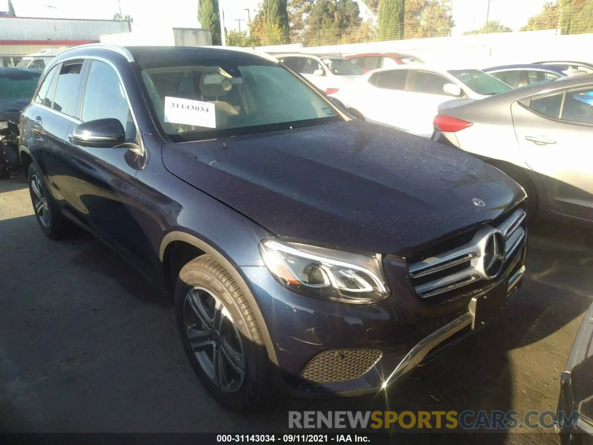 1 Photograph of a damaged car WDC0G4KB5KV189942 MERCEDES-BENZ GLC 2019