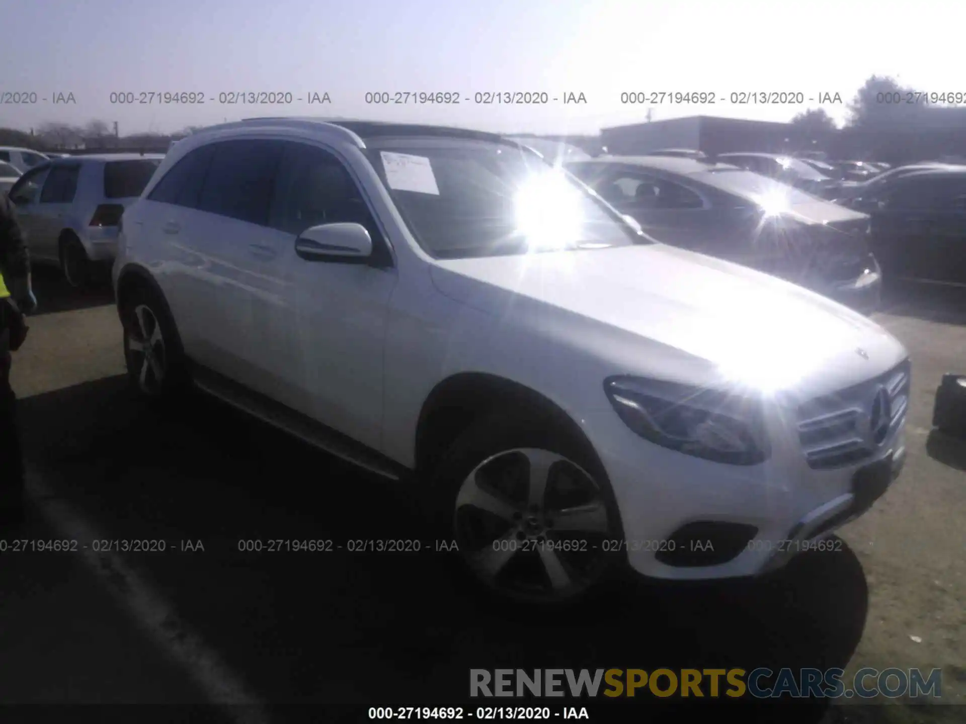 1 Photograph of a damaged car WDC0G4KB6KF555238 MERCEDES-BENZ GLC 2019