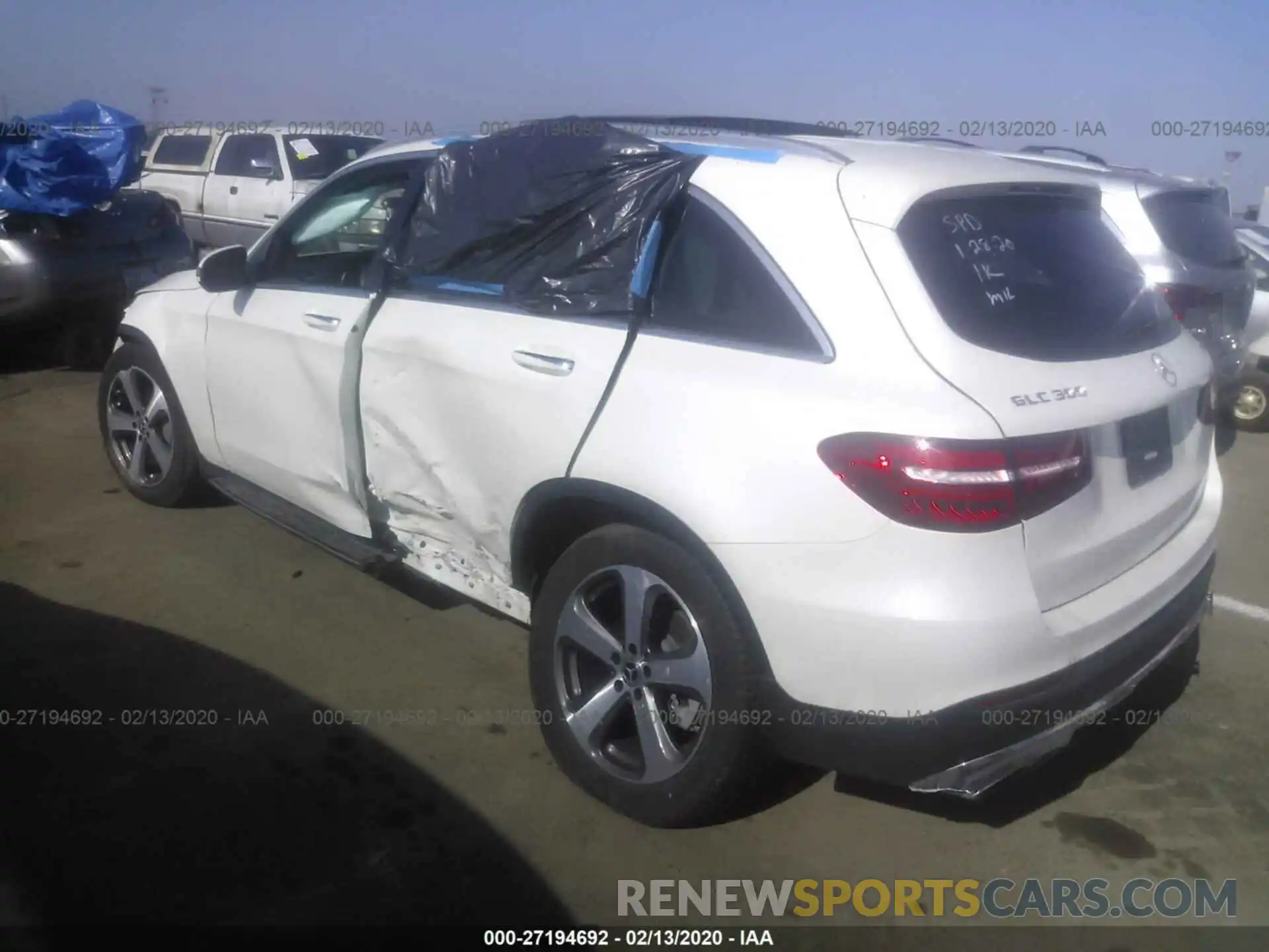 3 Photograph of a damaged car WDC0G4KB6KF555238 MERCEDES-BENZ GLC 2019