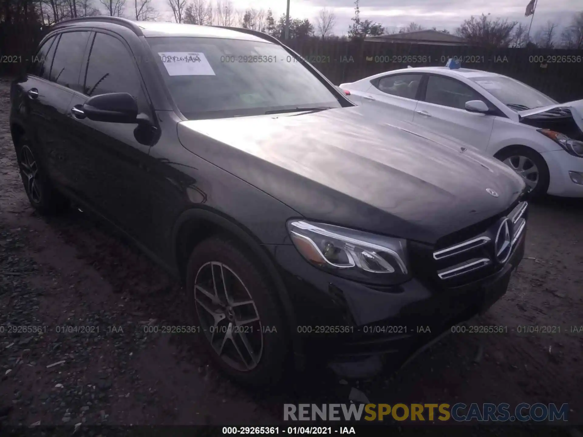 1 Photograph of a damaged car WDC0G4KB6KF626986 MERCEDES-BENZ GLC 2019