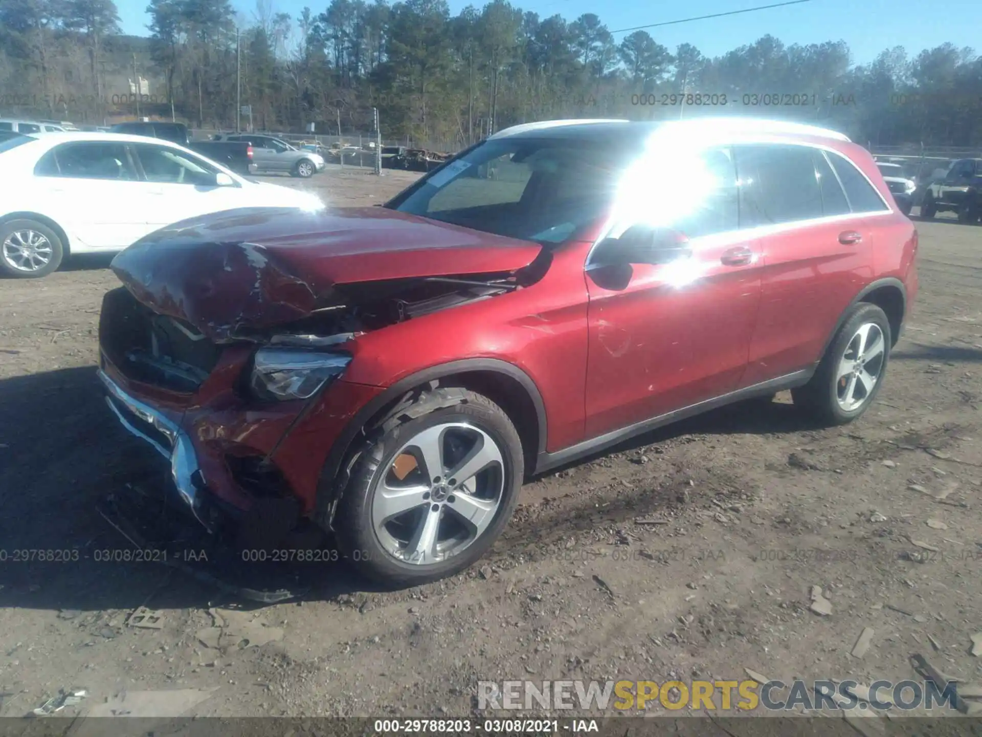 2 Photograph of a damaged car WDC0G4KB6KV154665 MERCEDES-BENZ GLC 2019