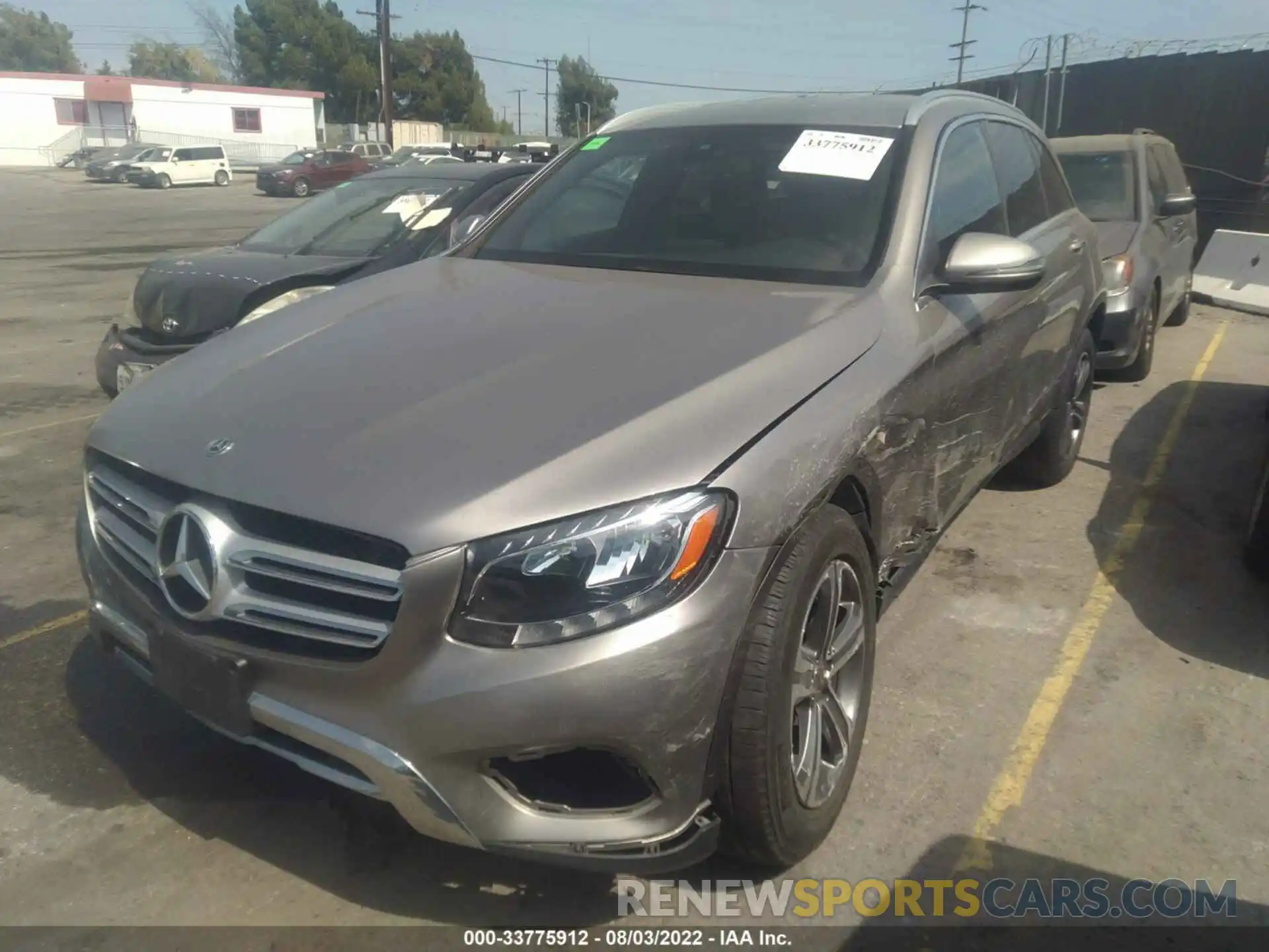 2 Photograph of a damaged car WDC0G4KB6KV156481 MERCEDES-BENZ GLC 2019