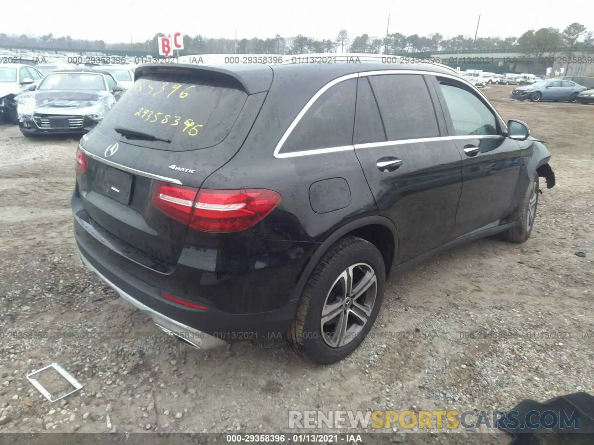 4 Фотография поврежденного автомобиля WDC0G4KB7KF593478 MERCEDES-BENZ GLC 2019