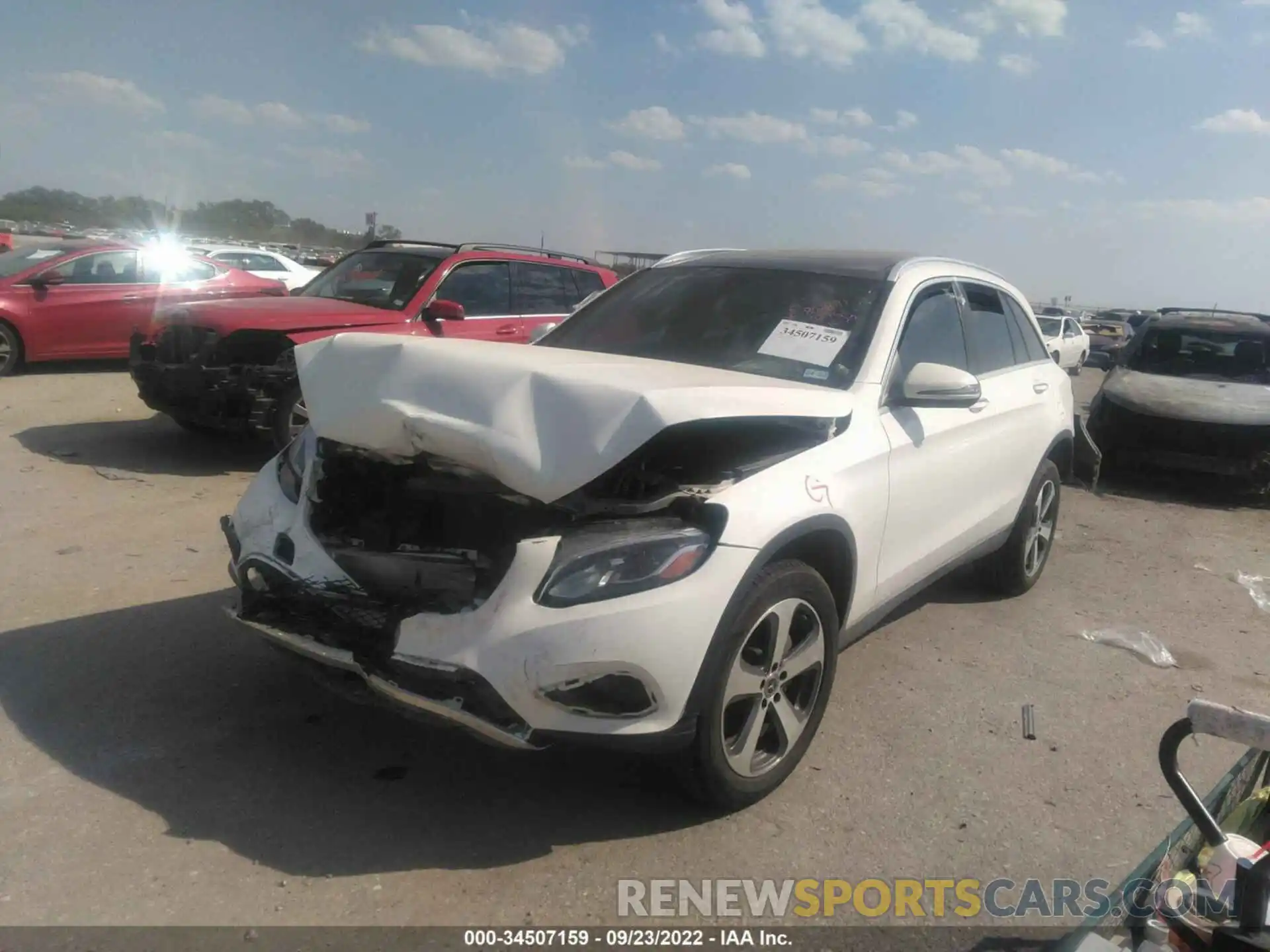 2 Photograph of a damaged car WDC0G4KB7KV123103 MERCEDES-BENZ GLC 2019