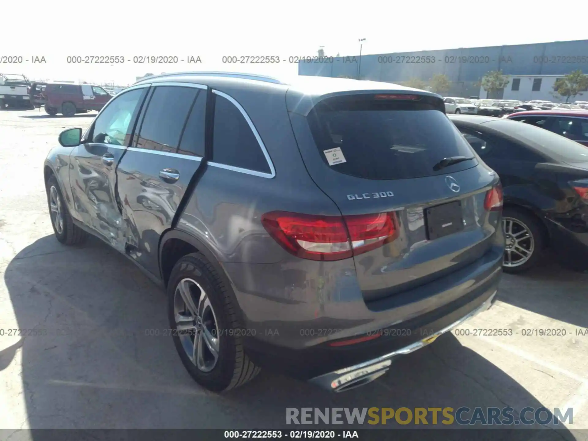 3 Photograph of a damaged car WDC0G4KB7KV129662 MERCEDES-BENZ GLC 2019