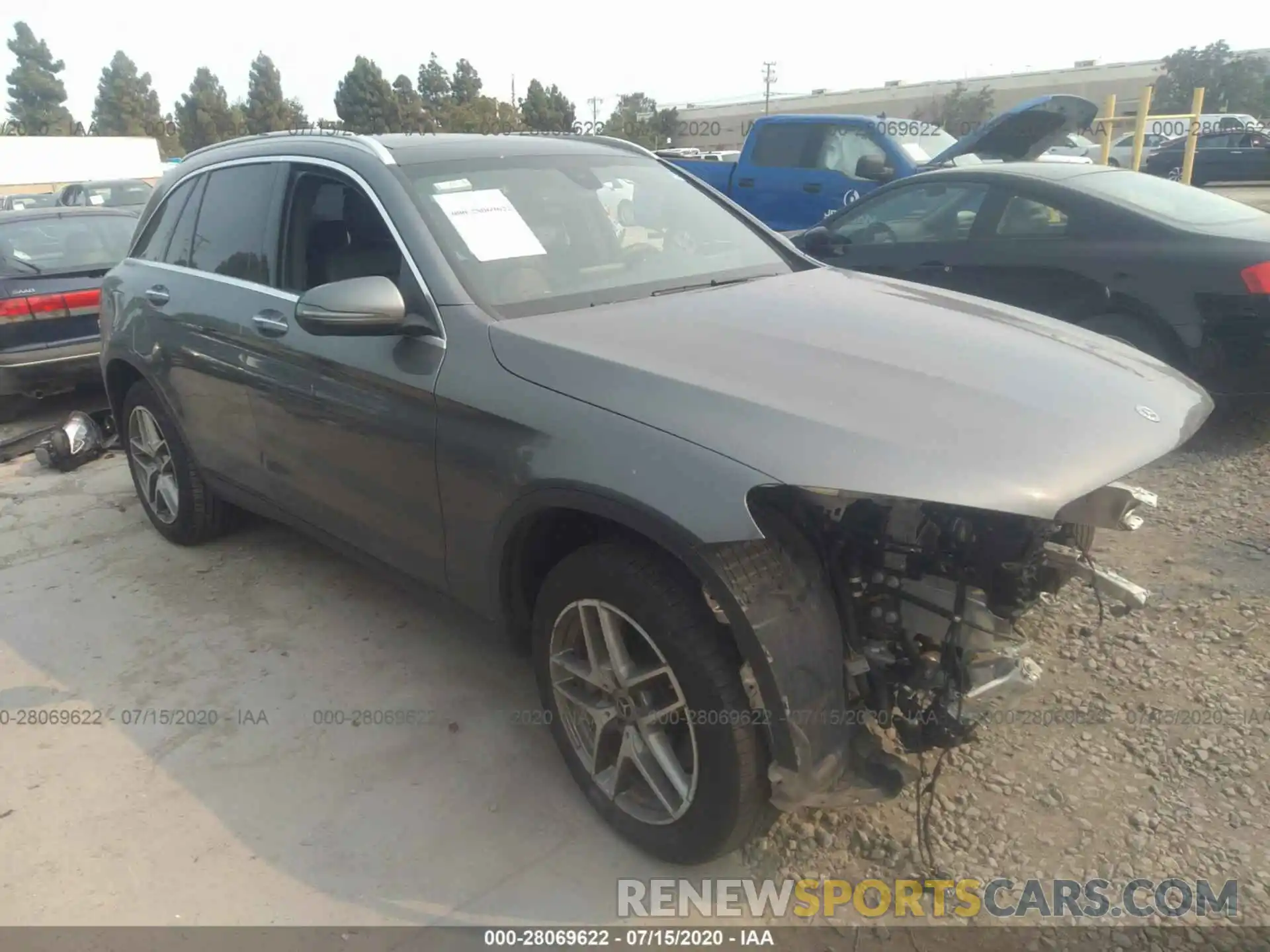 1 Photograph of a damaged car WDC0G4KB7KV138135 MERCEDES-BENZ GLC 2019