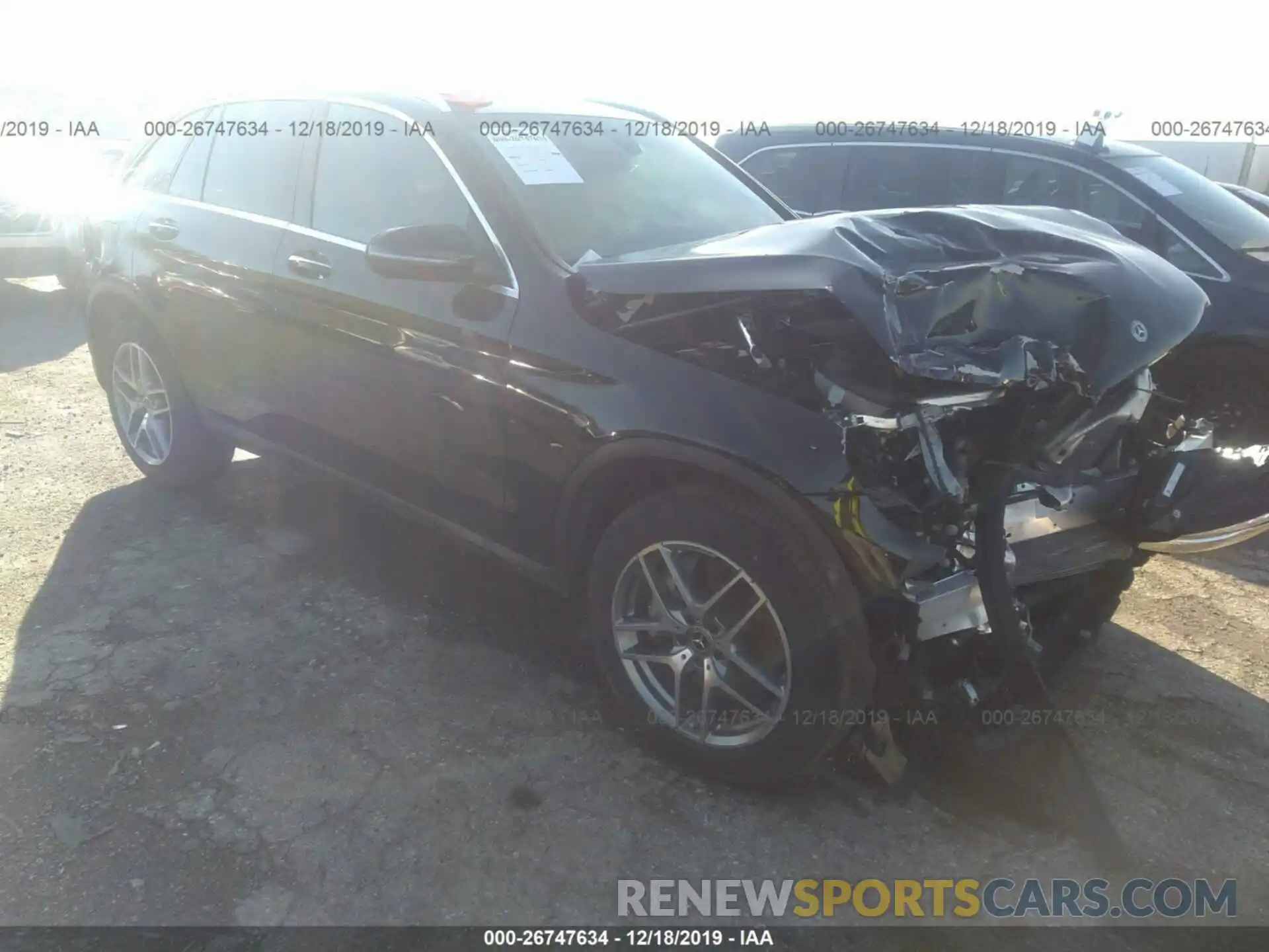 1 Photograph of a damaged car WDC0G4KB7KV145392 MERCEDES-BENZ GLC 2019